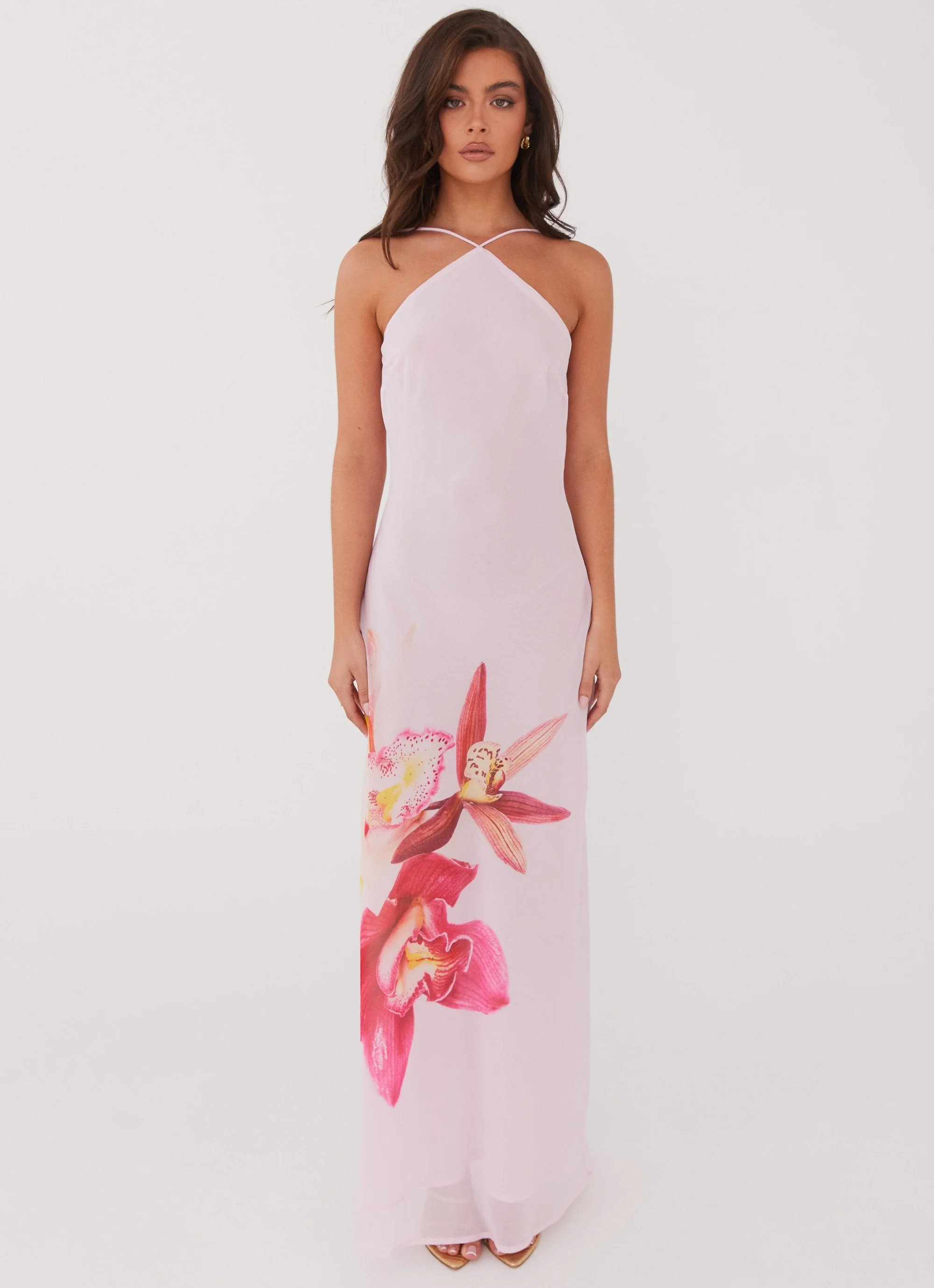 Blossom Hearts Maxi Dress - Pink Peony - Image 2