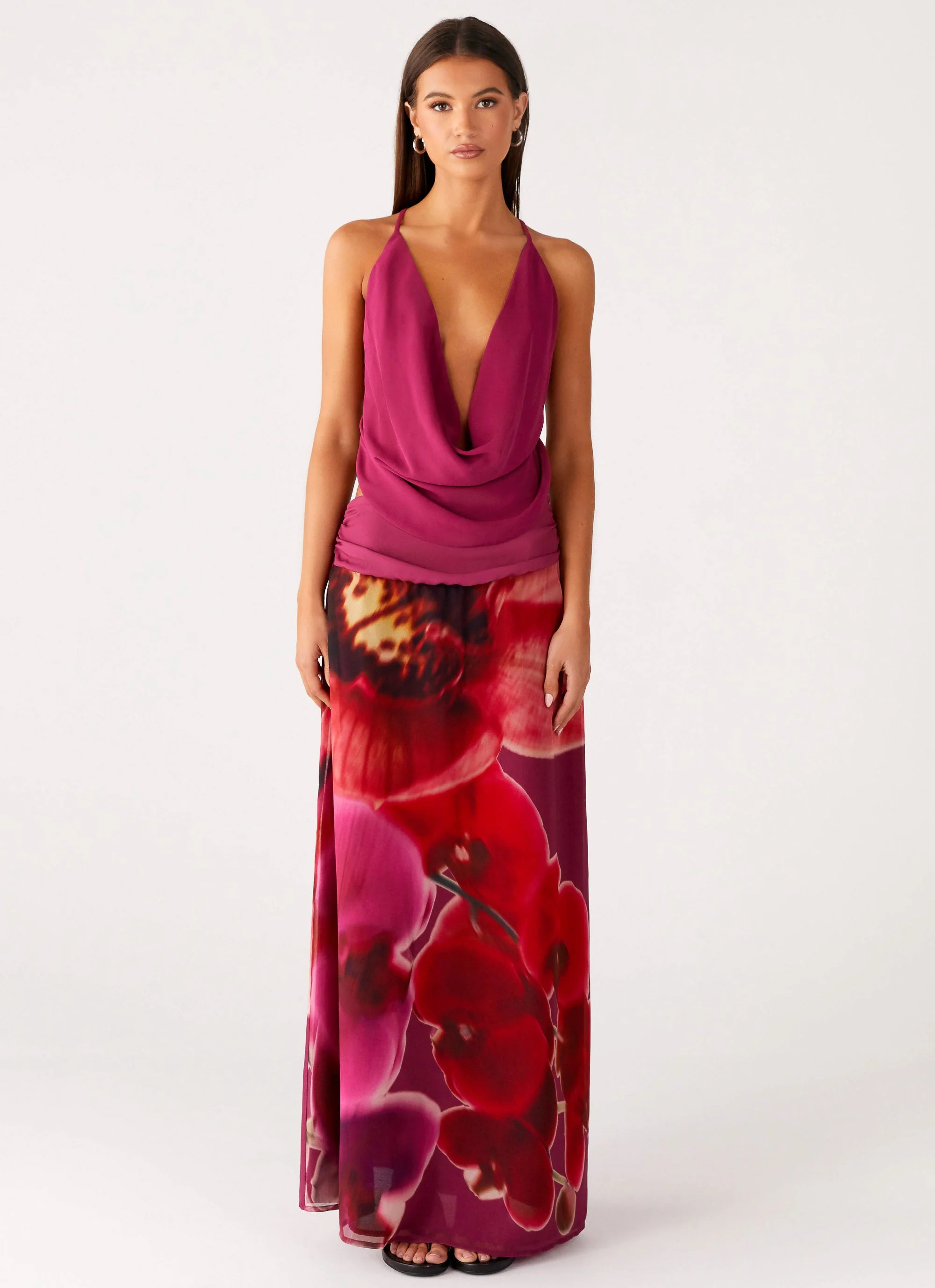 Blushing Bloom Maxi Skirt - Violette Bloom - Image 7