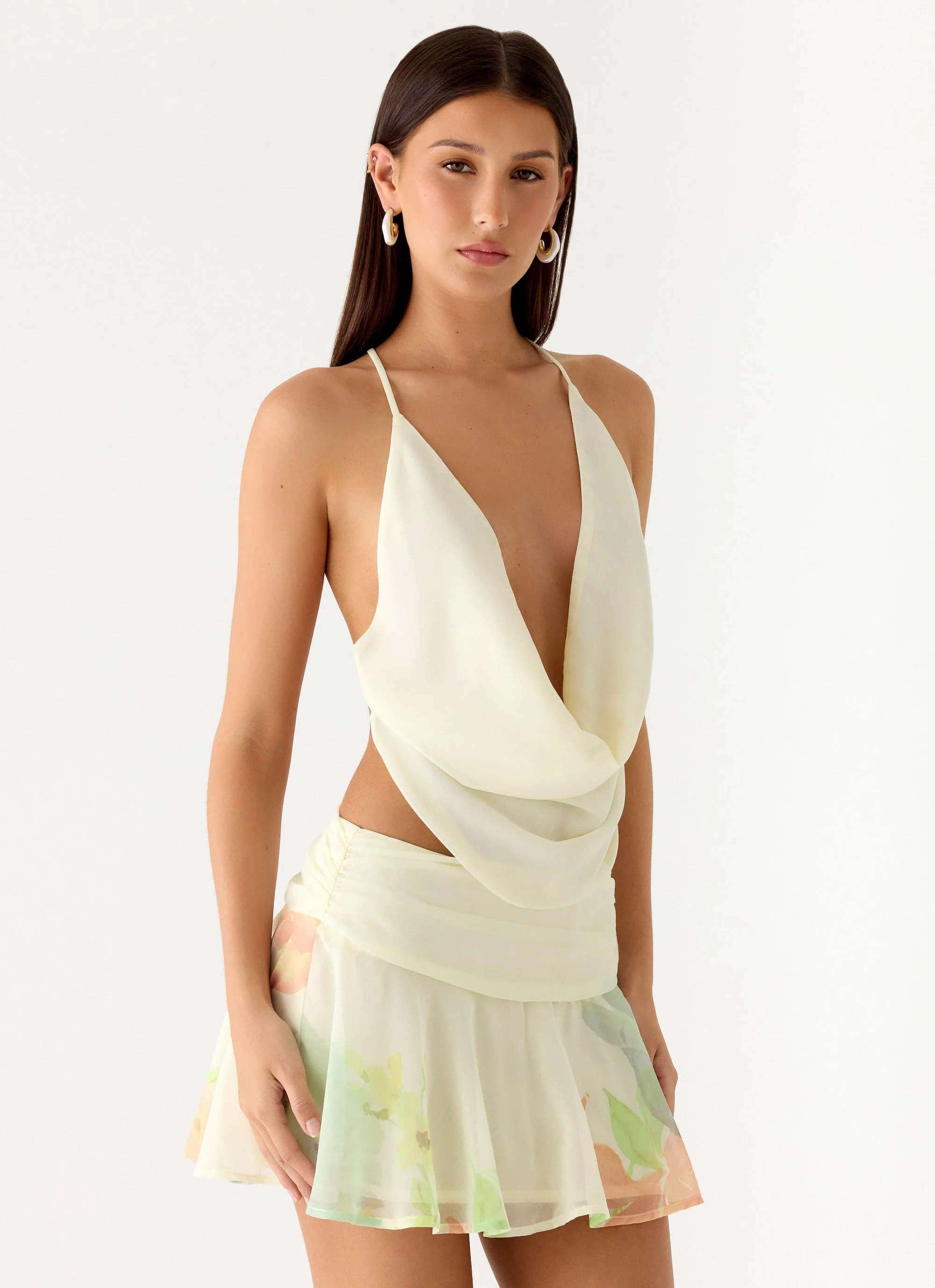 Blushing Bloom Mini Skirt - Spring Meadow - Image 5