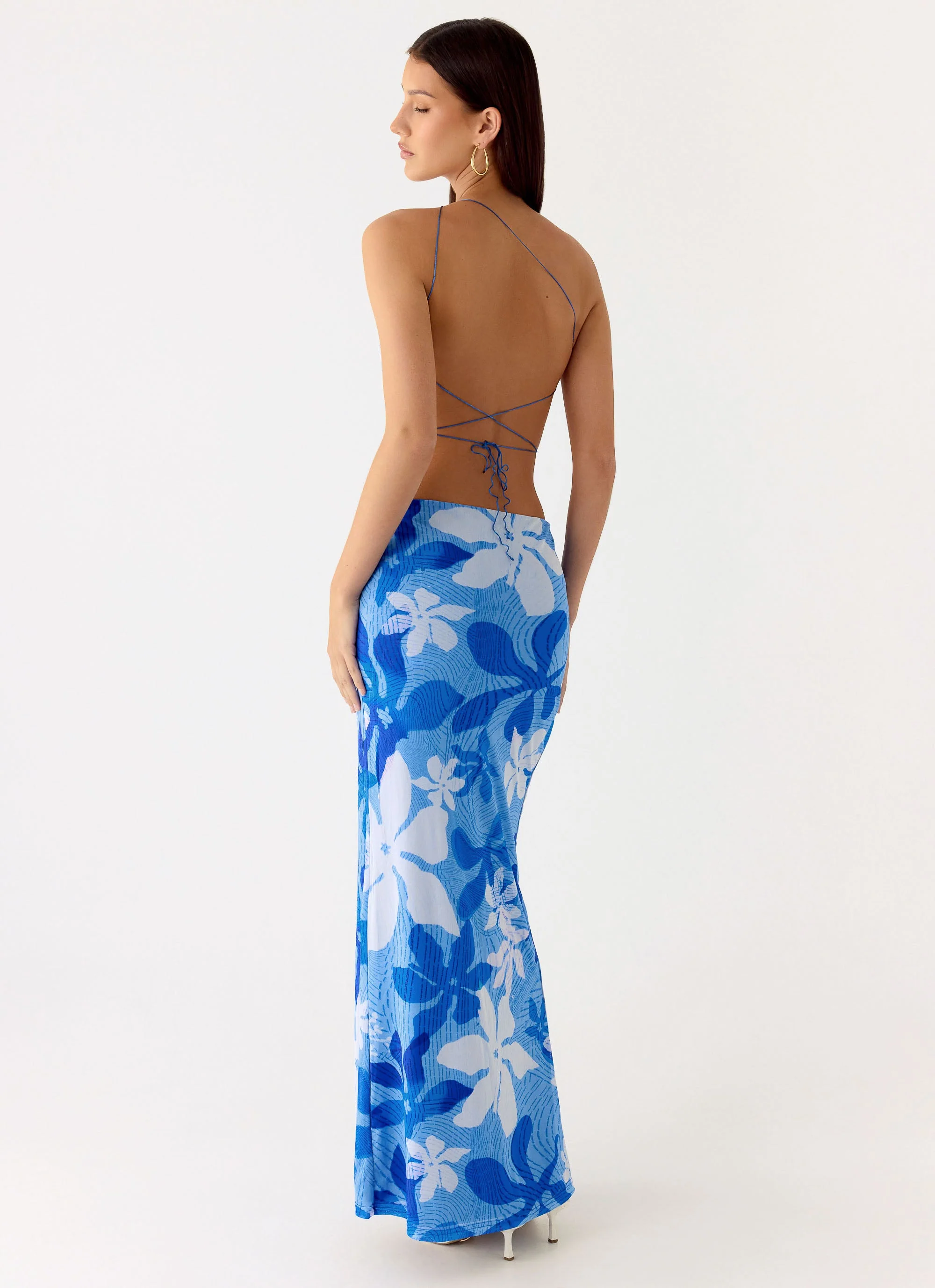 Briene Maxi Skirt - Sea Blue - Image 6