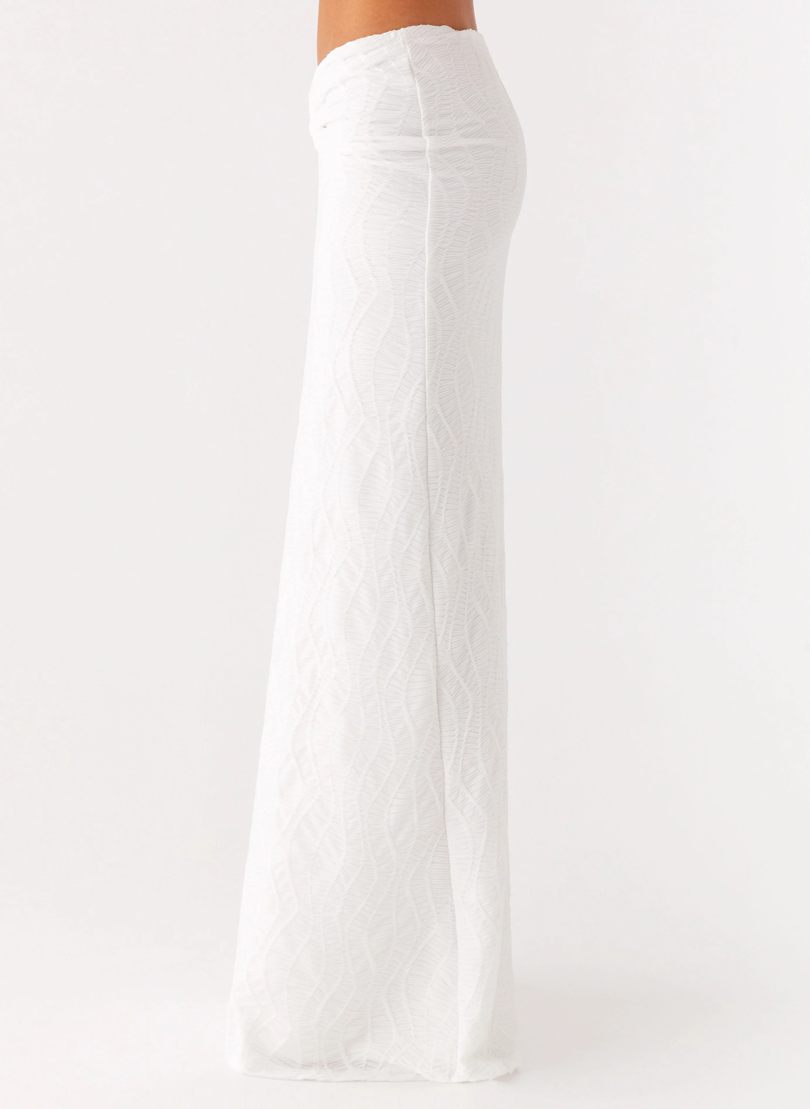 Briene Maxi Skirt - White - Image 2