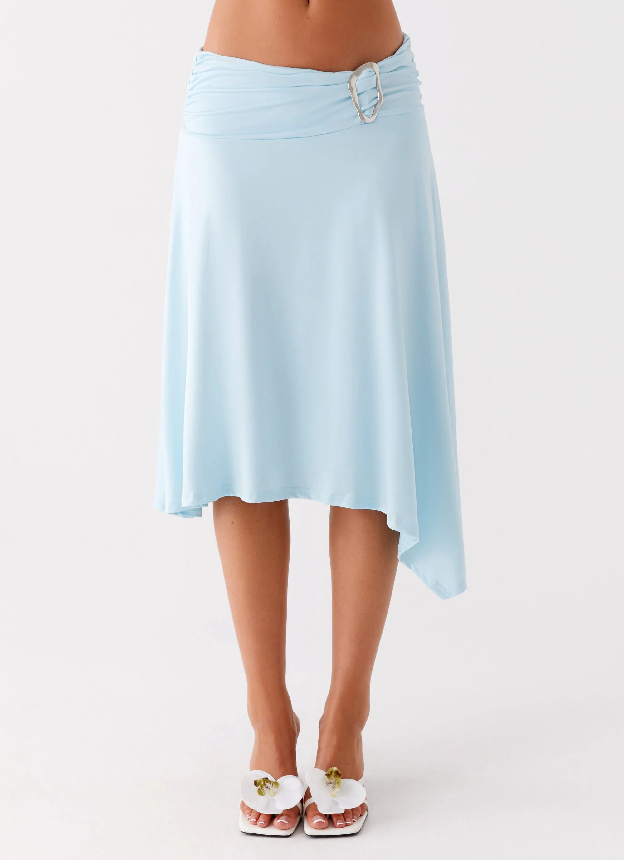 Brisa Midi Skirt - Turquoise - Image 5