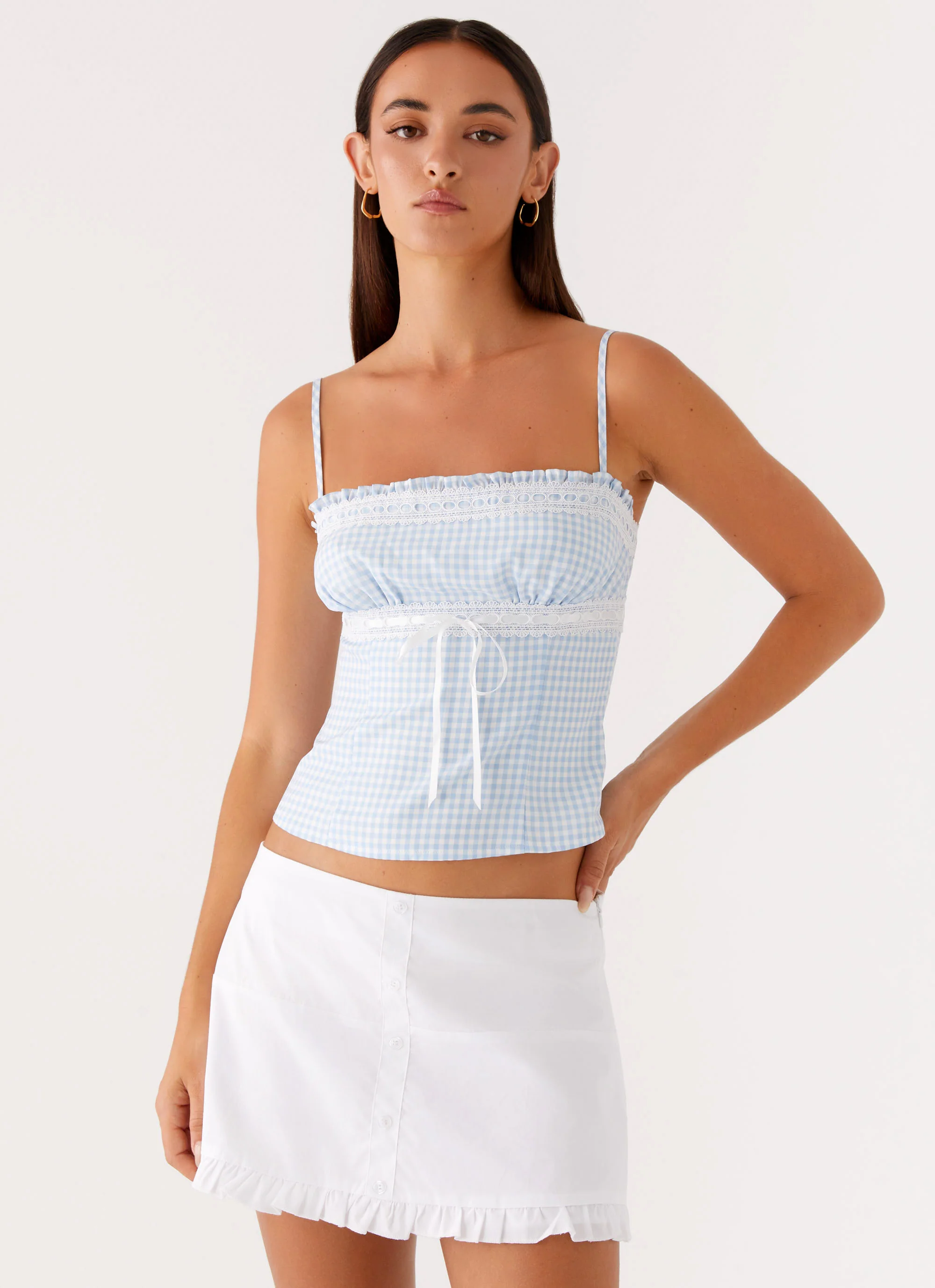 Bristol Mini Skirt - White - Image 3
