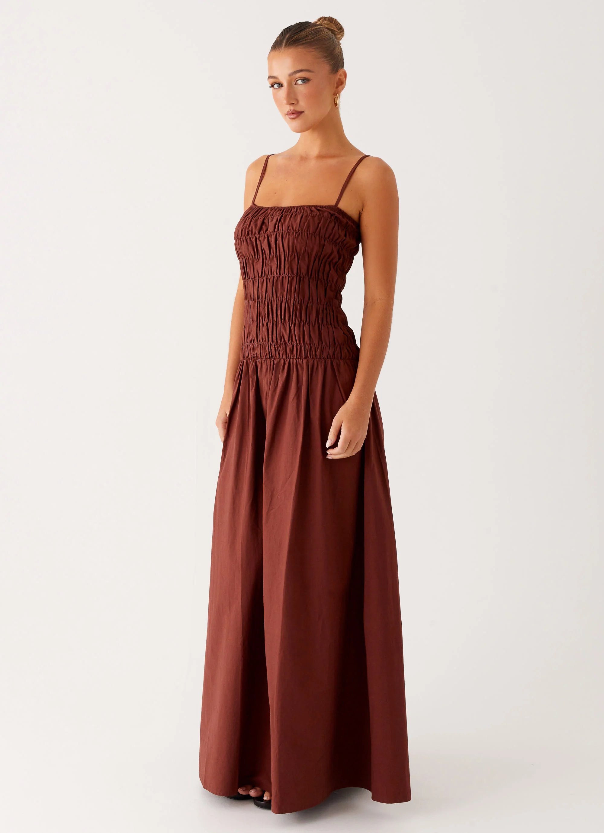 Brooke Maxi Dress - Chocolate - Image 6