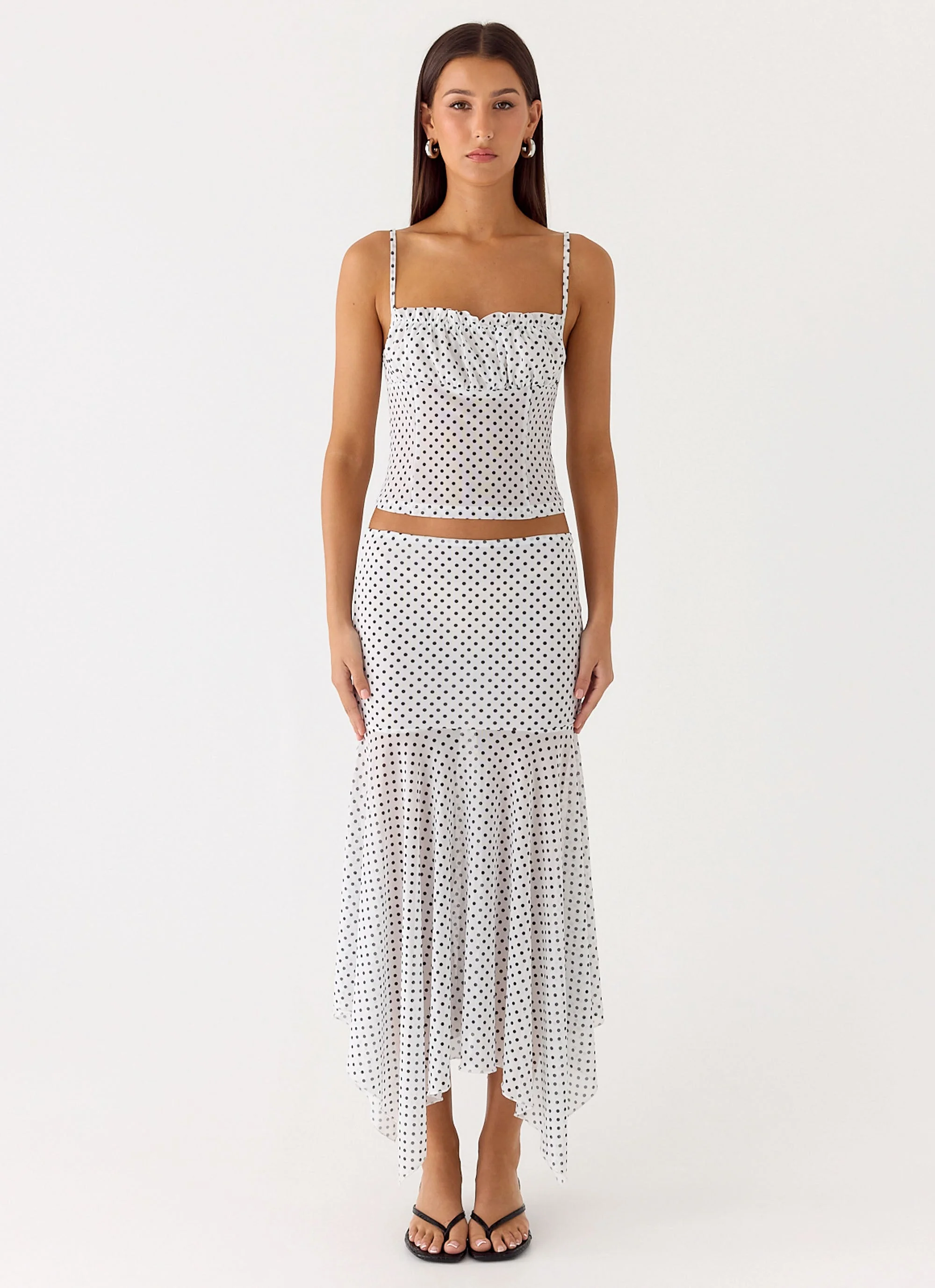 Buffy Top - White Polkadot - Image 5
