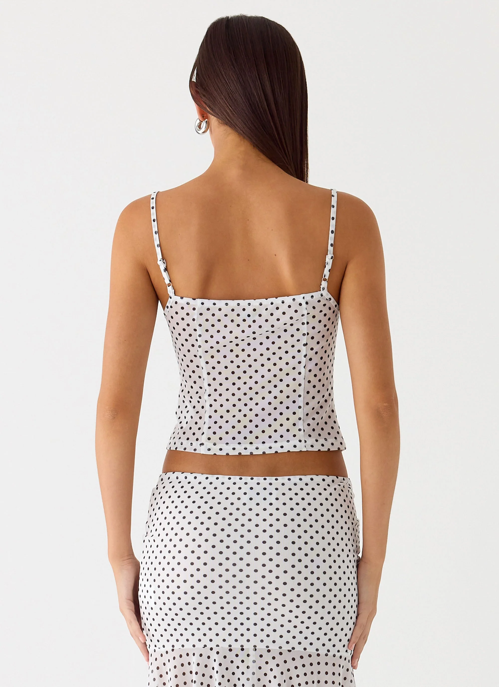 Buffy Top - White Polkadot - Image 7
