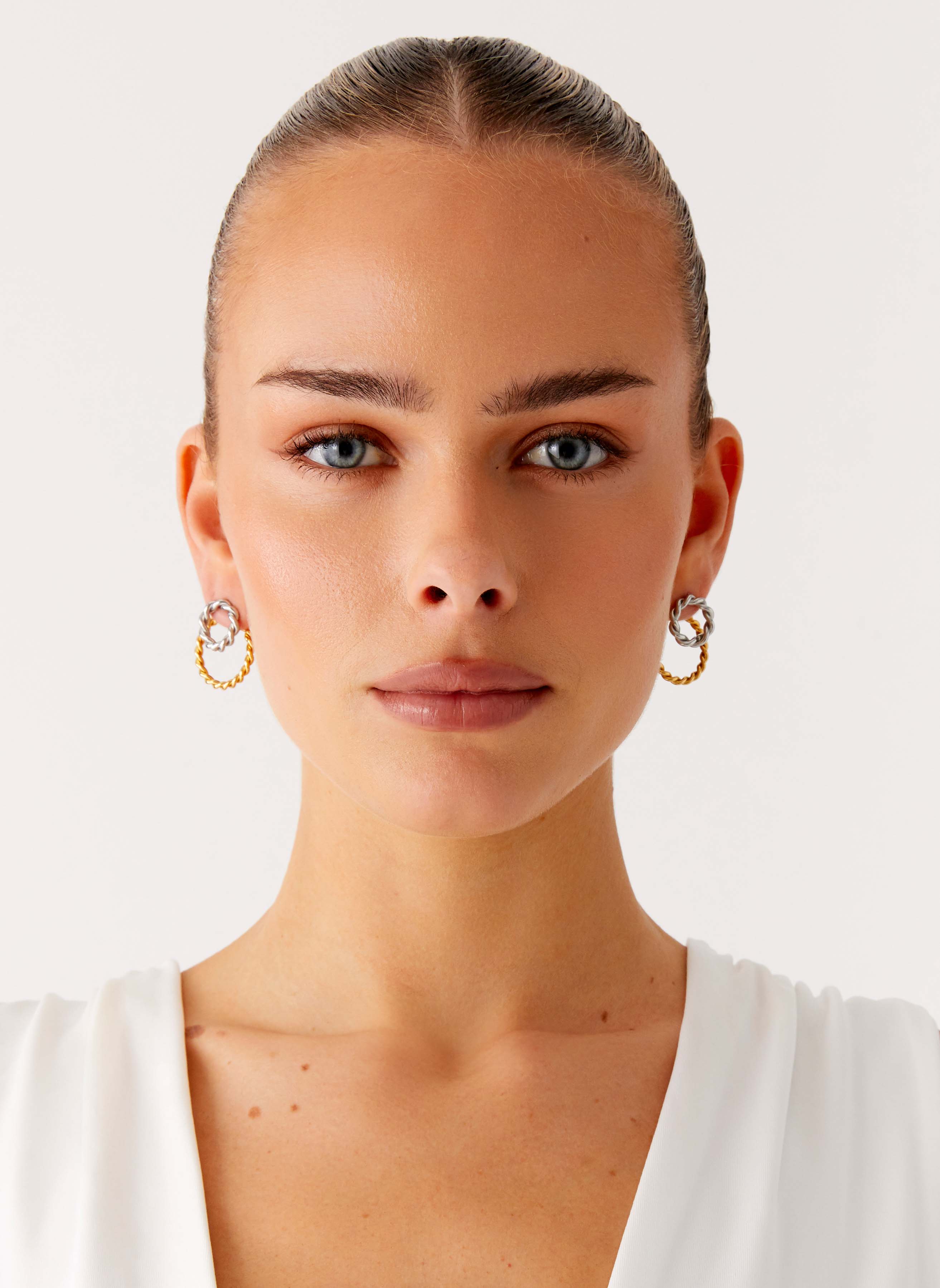Byron Nights Earrings - Mixed Metal - Image 3