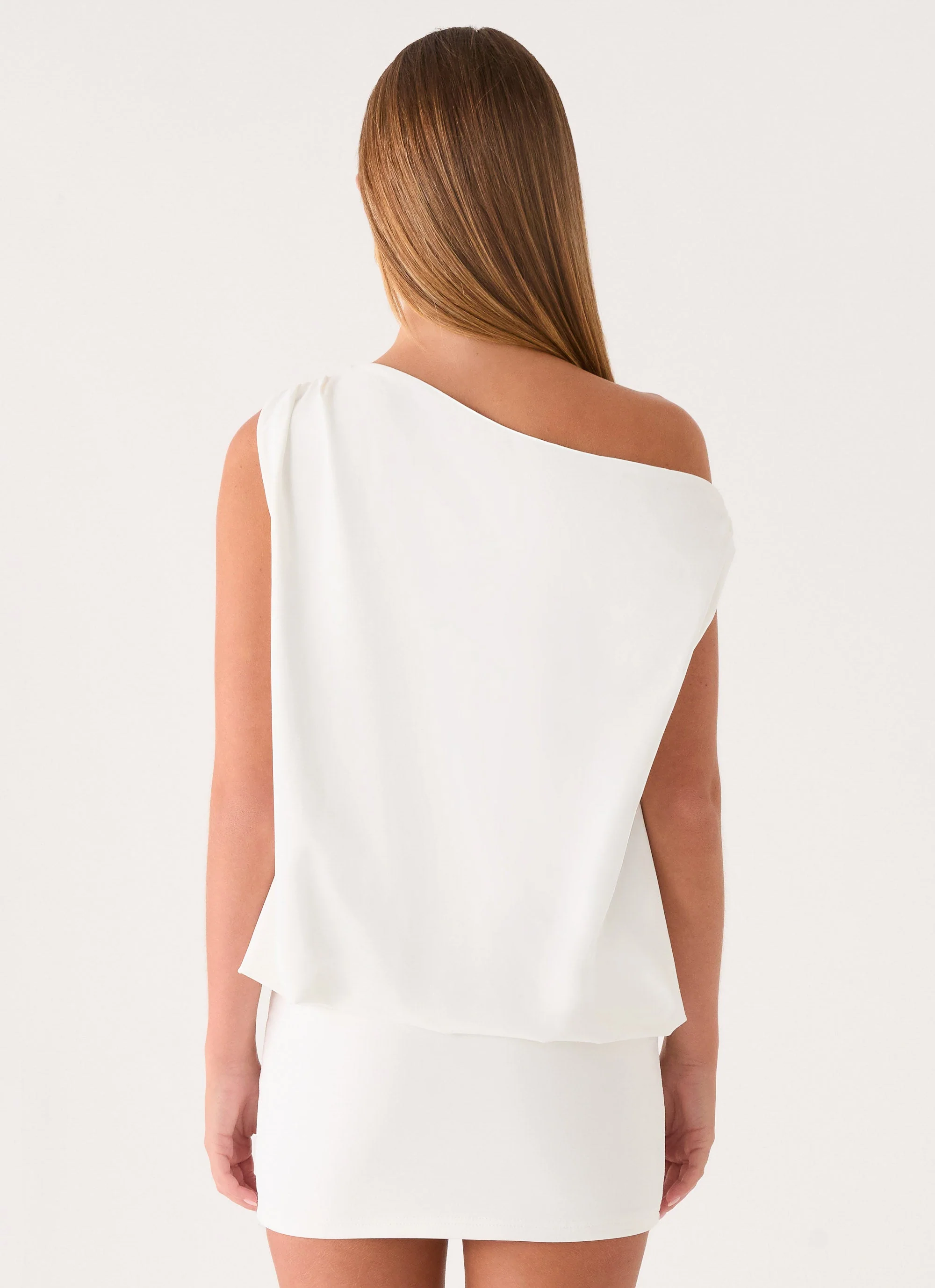 Caelen Mini Dress - White - Image 4