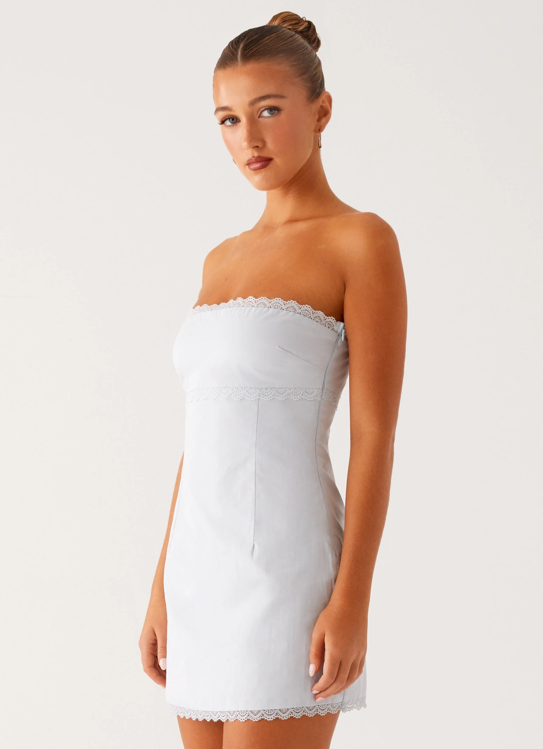 Cala Mini Dress - Blue - Image 3