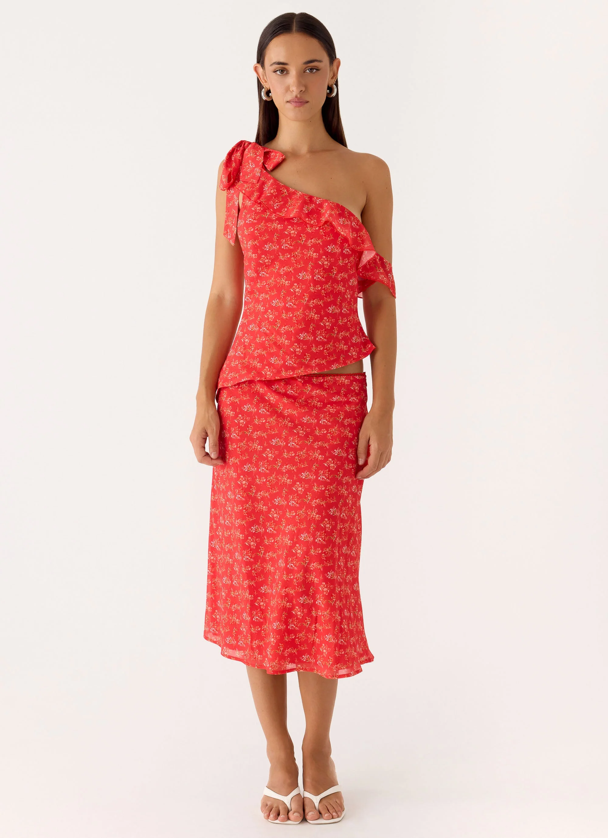 Calia Top - Magenta Red Rose - Image 4