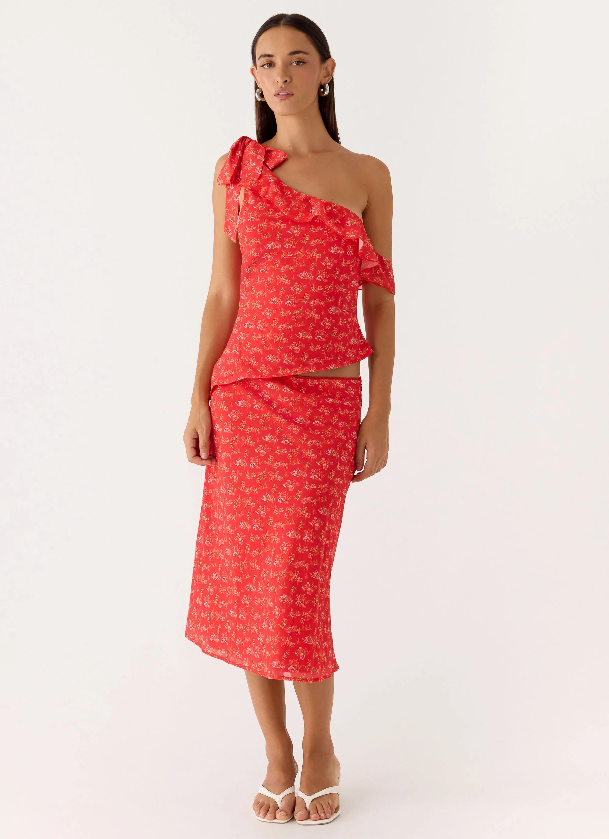 Calia Top - Magenta Red Rose - Image 6