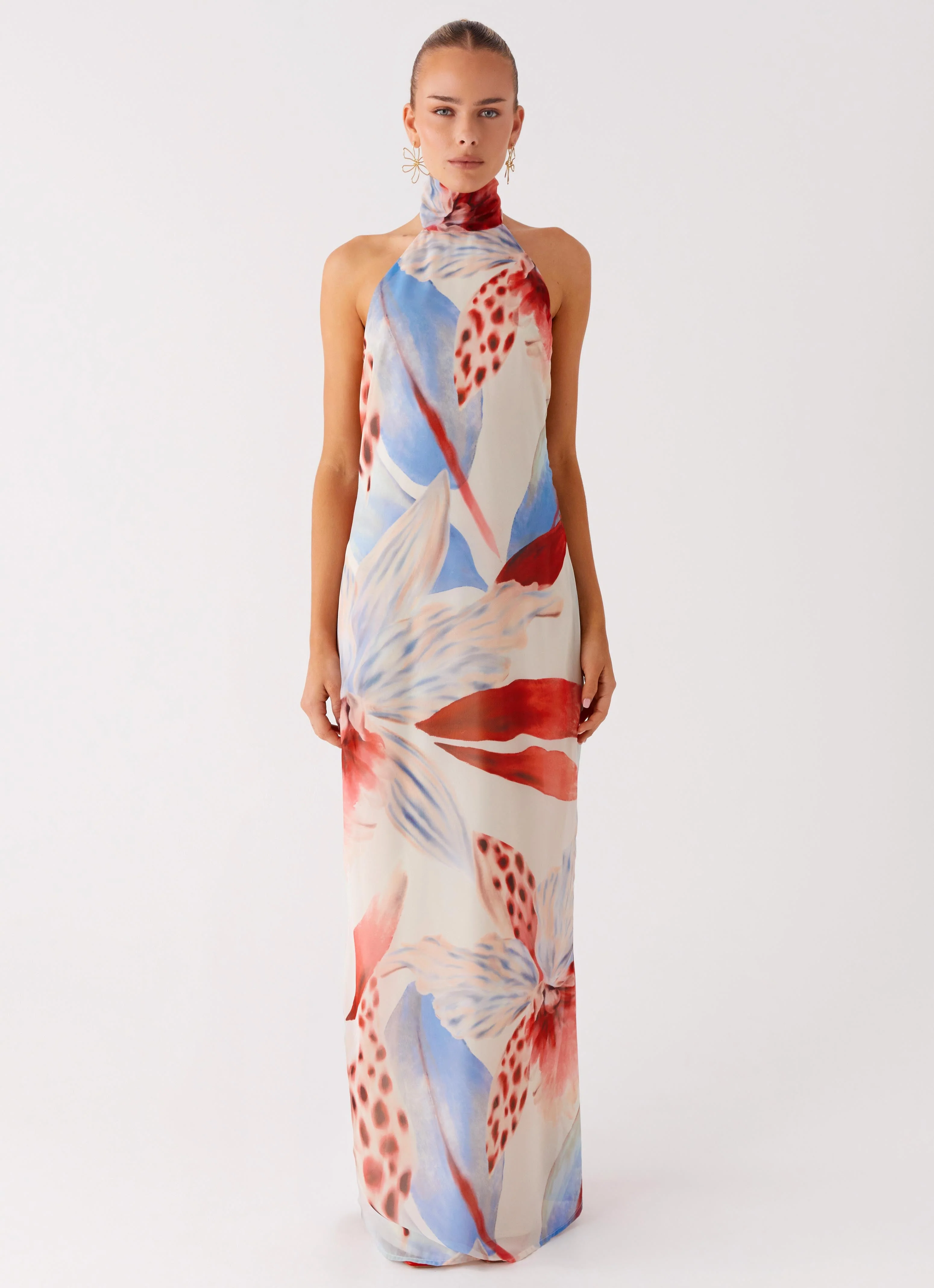 California Maxi Dress - Deep Sea Bloom - Image 6