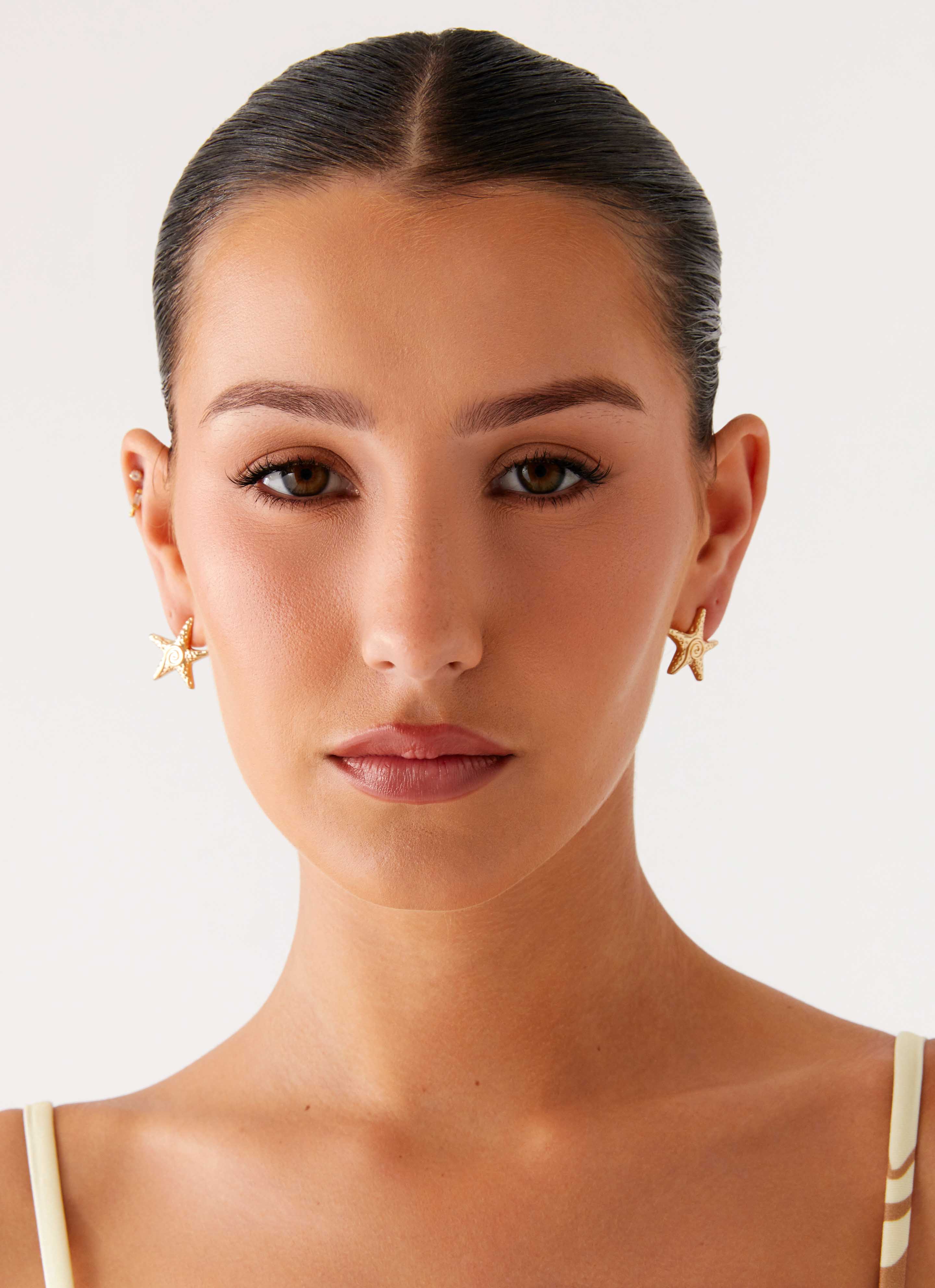 Candia Earrings - Gold - Image 3