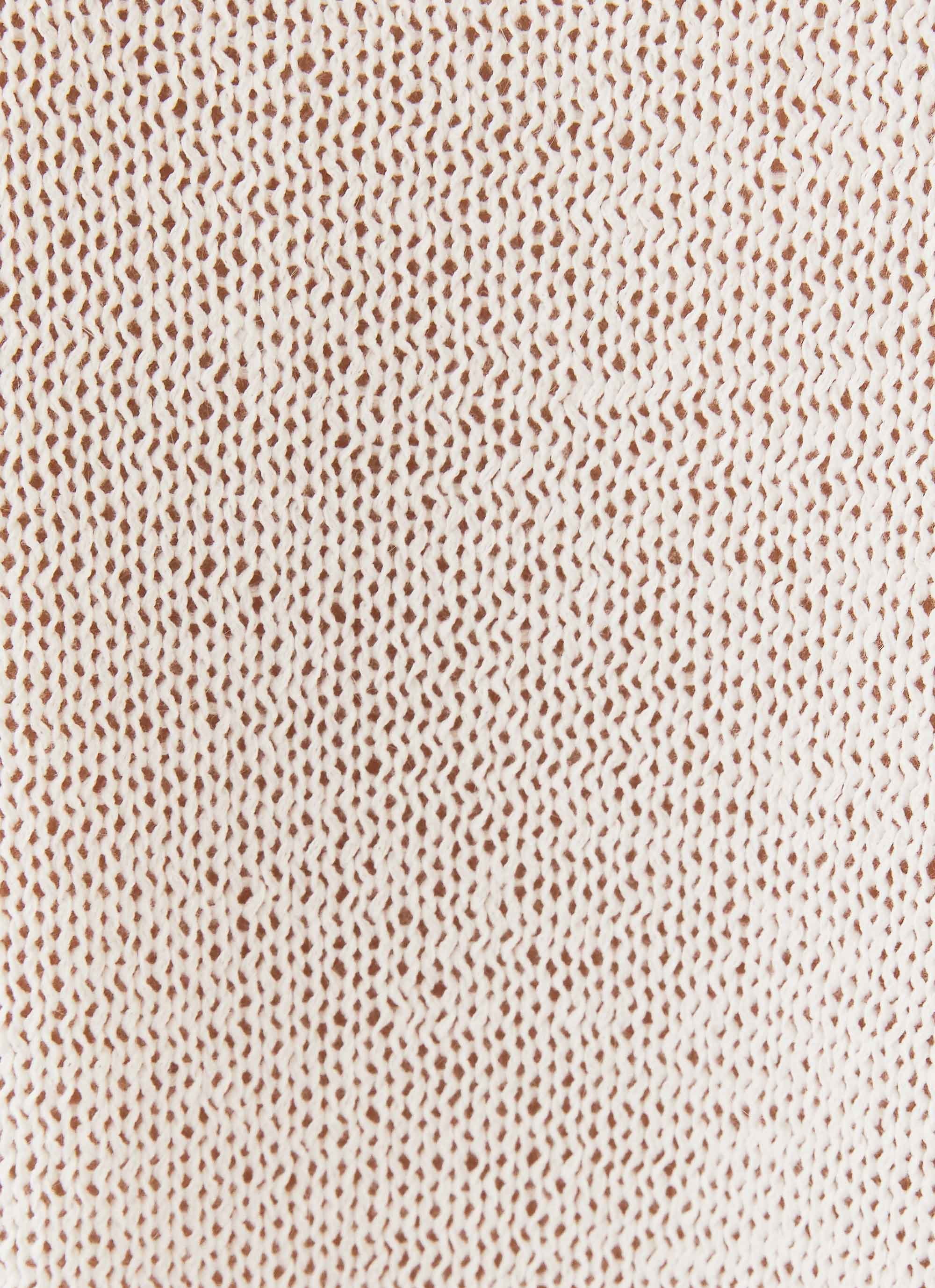 Capri Glow Knit Top - White - Image 6