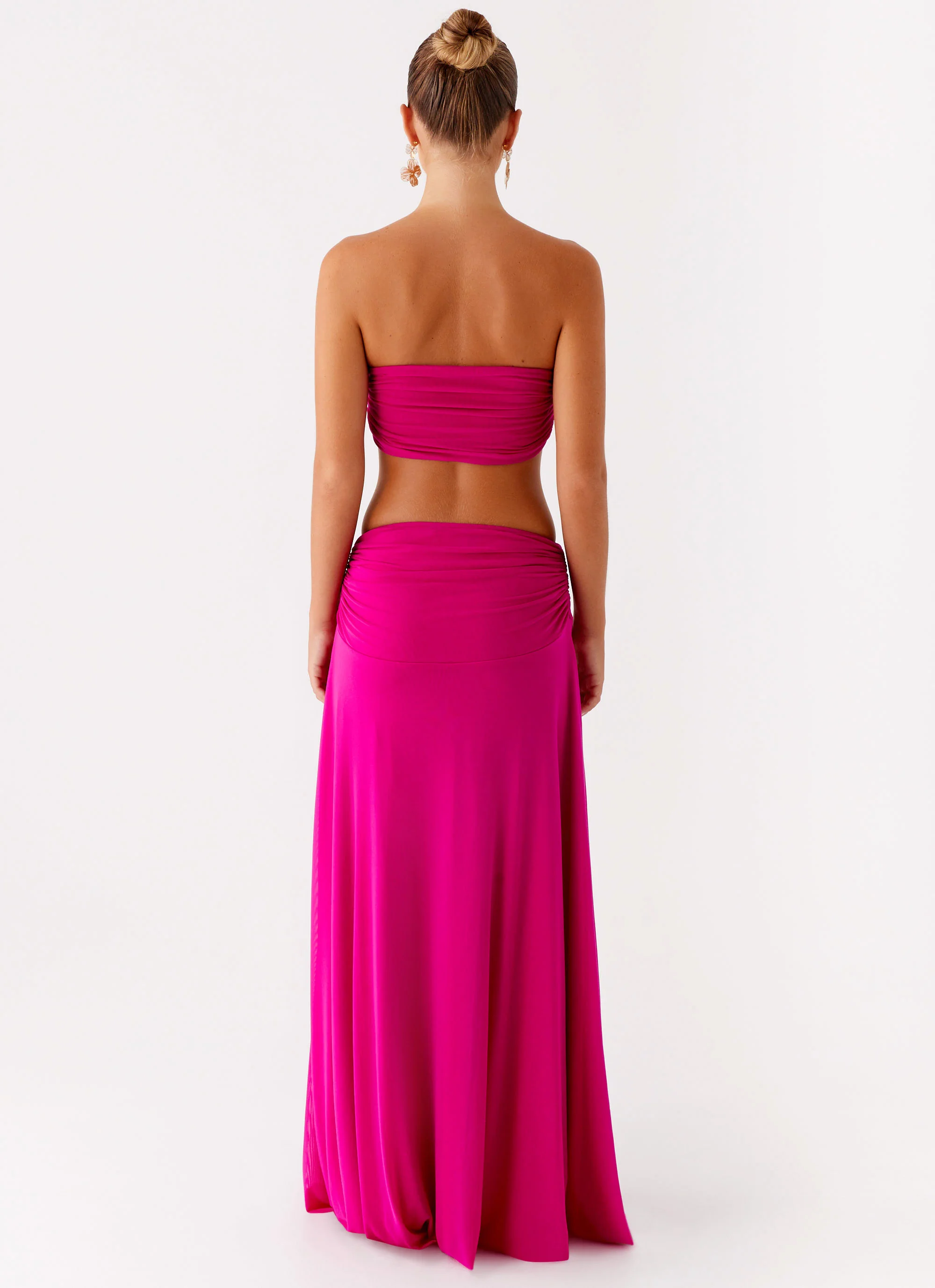 Carlene Maxi Dress - Fuchsia - Image 4