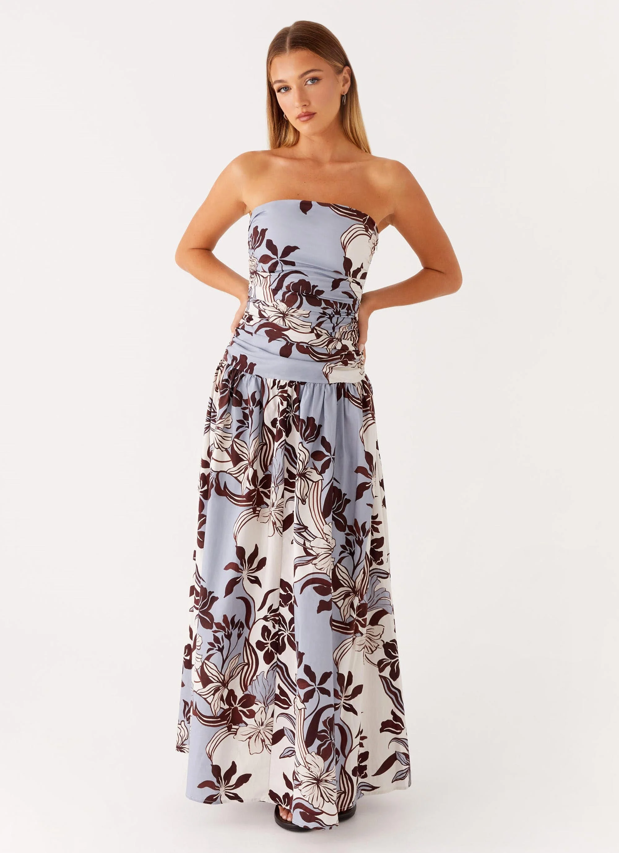Carmel Maxi Dress - Bluewood Blossom - Image 4