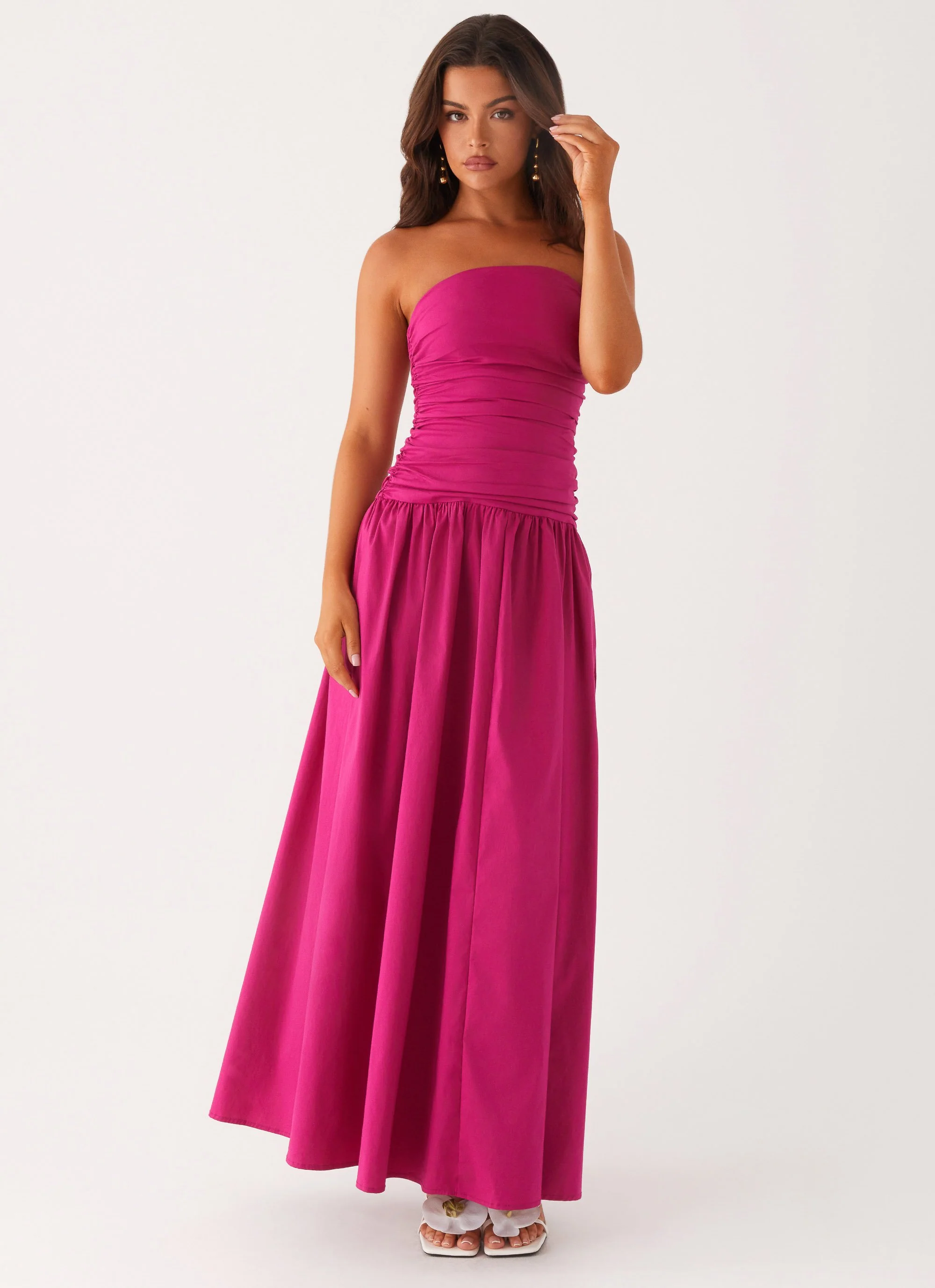 Carmel Maxi Dress - Fuchsia - Image 4