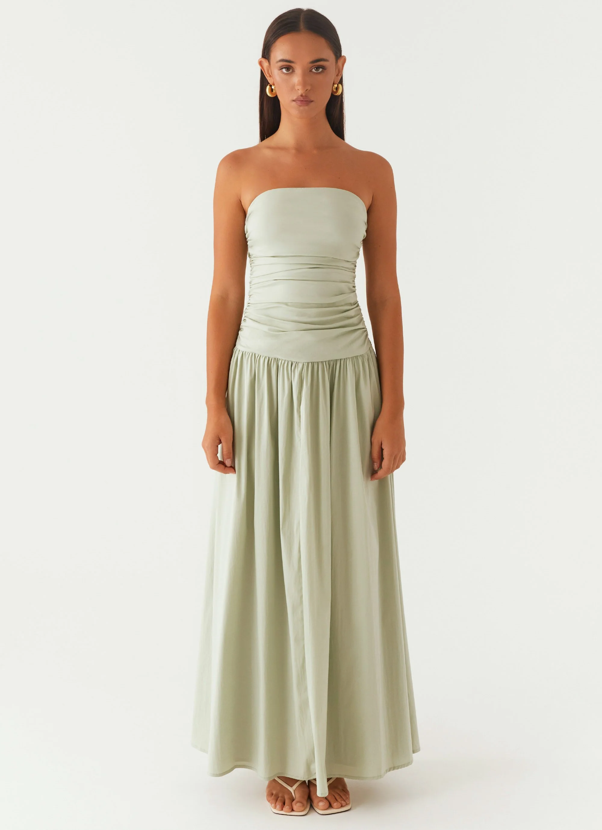 Carmel Maxi Dress - Sage - Image 2