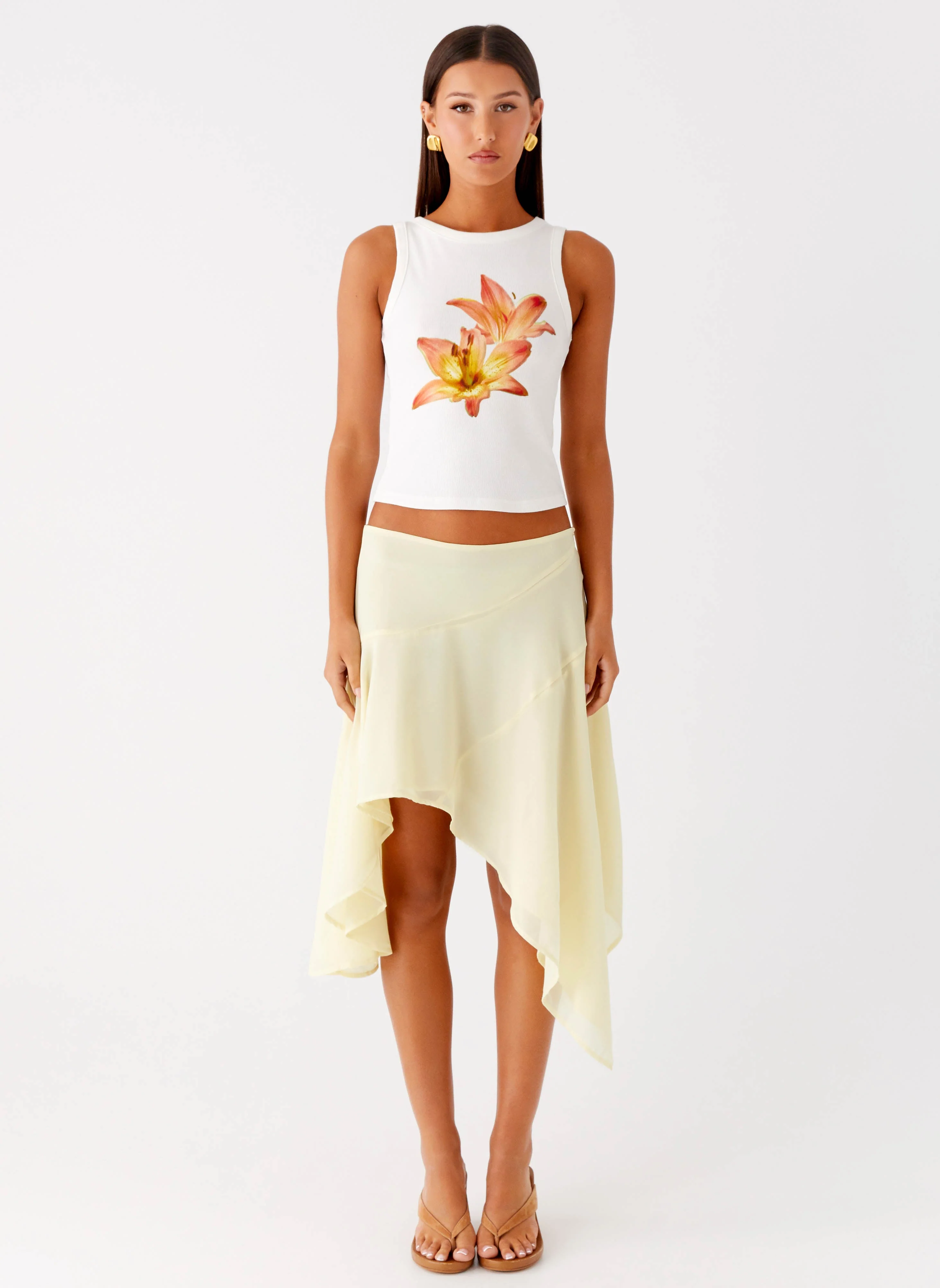 Carmela Tank Top - White - Image 6