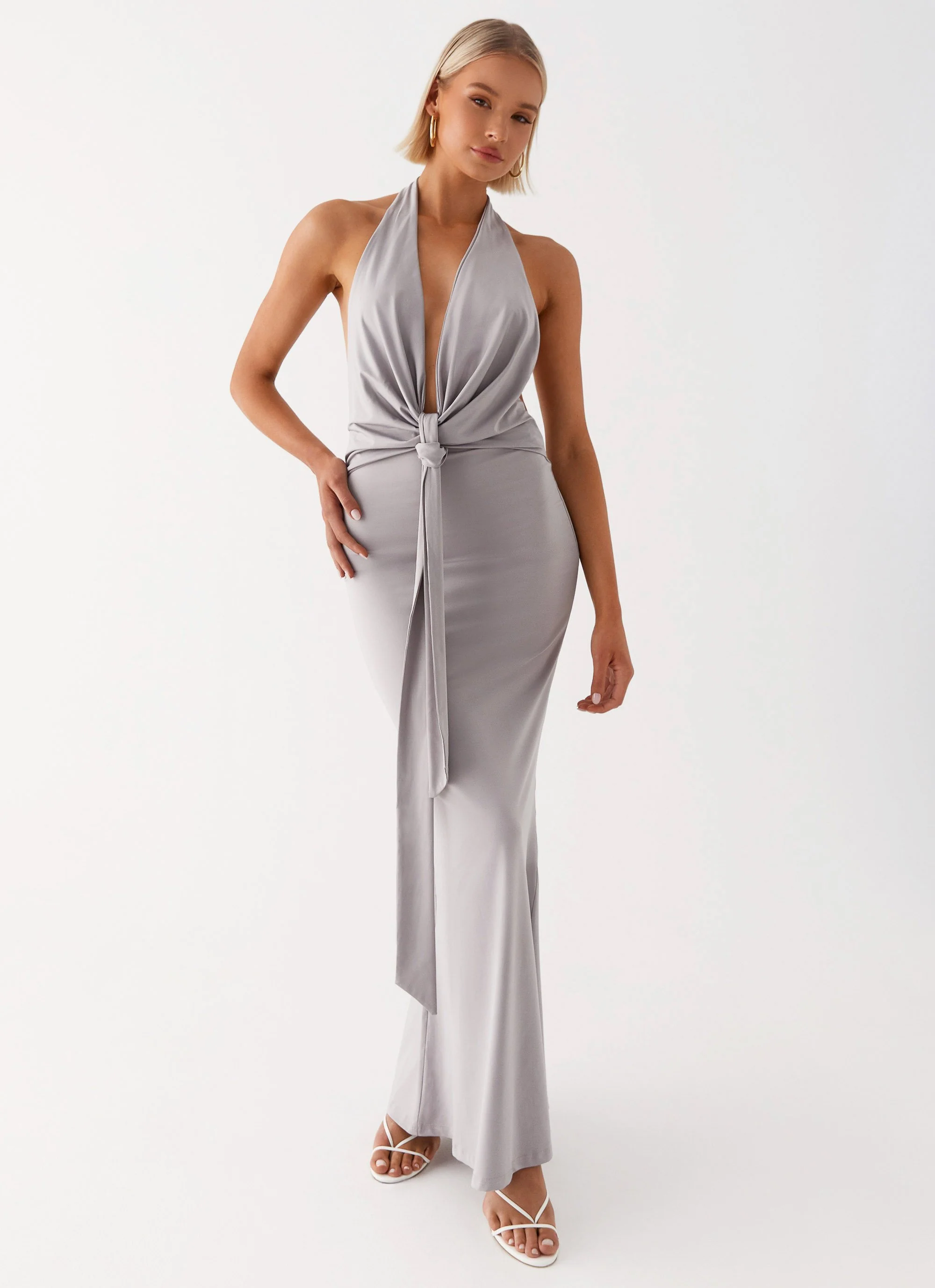 Carmella Maxi Dress - Grey - Image 6
