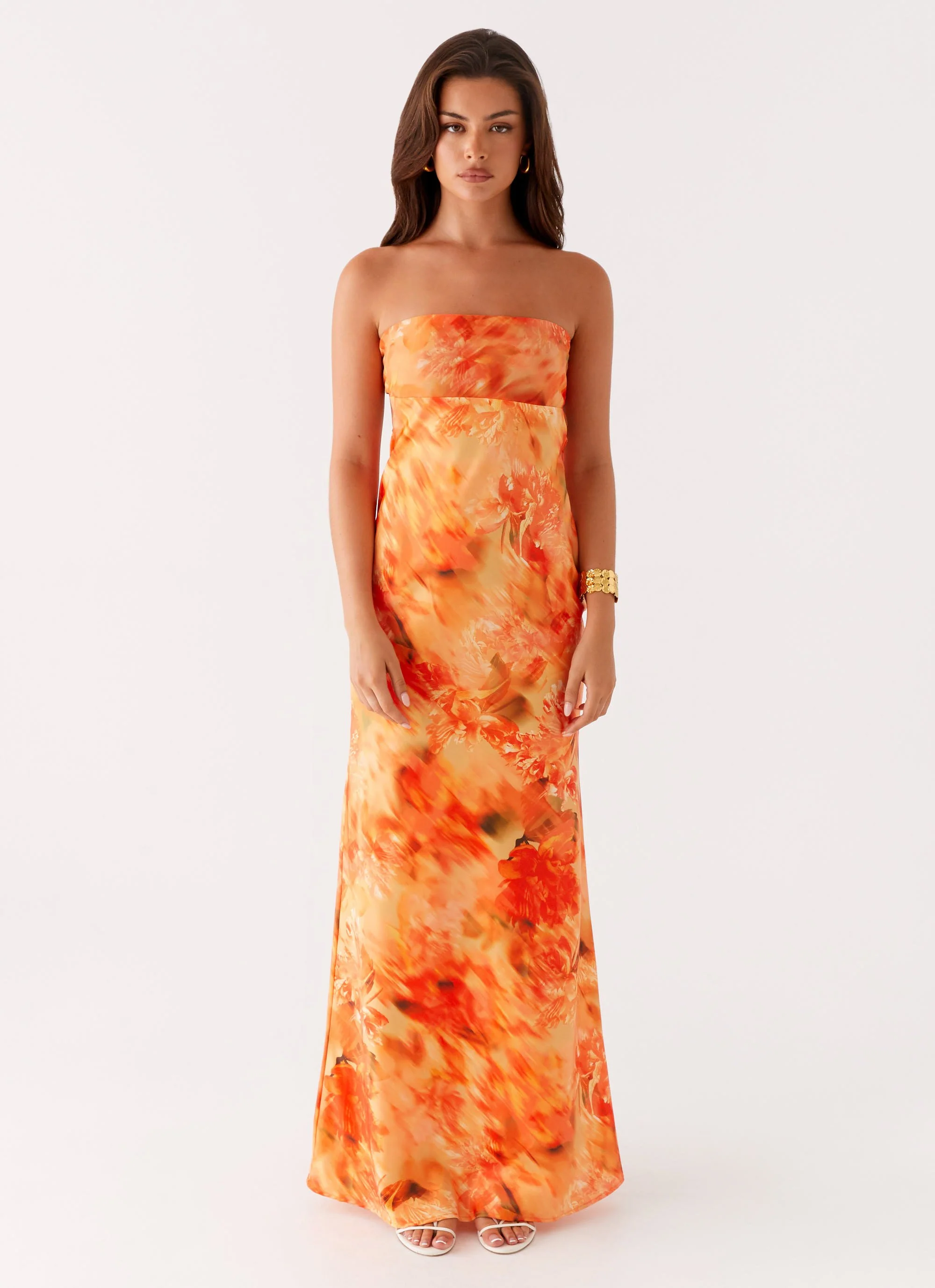 Carmen Maxi Dress - Sunset Floral - Image 3