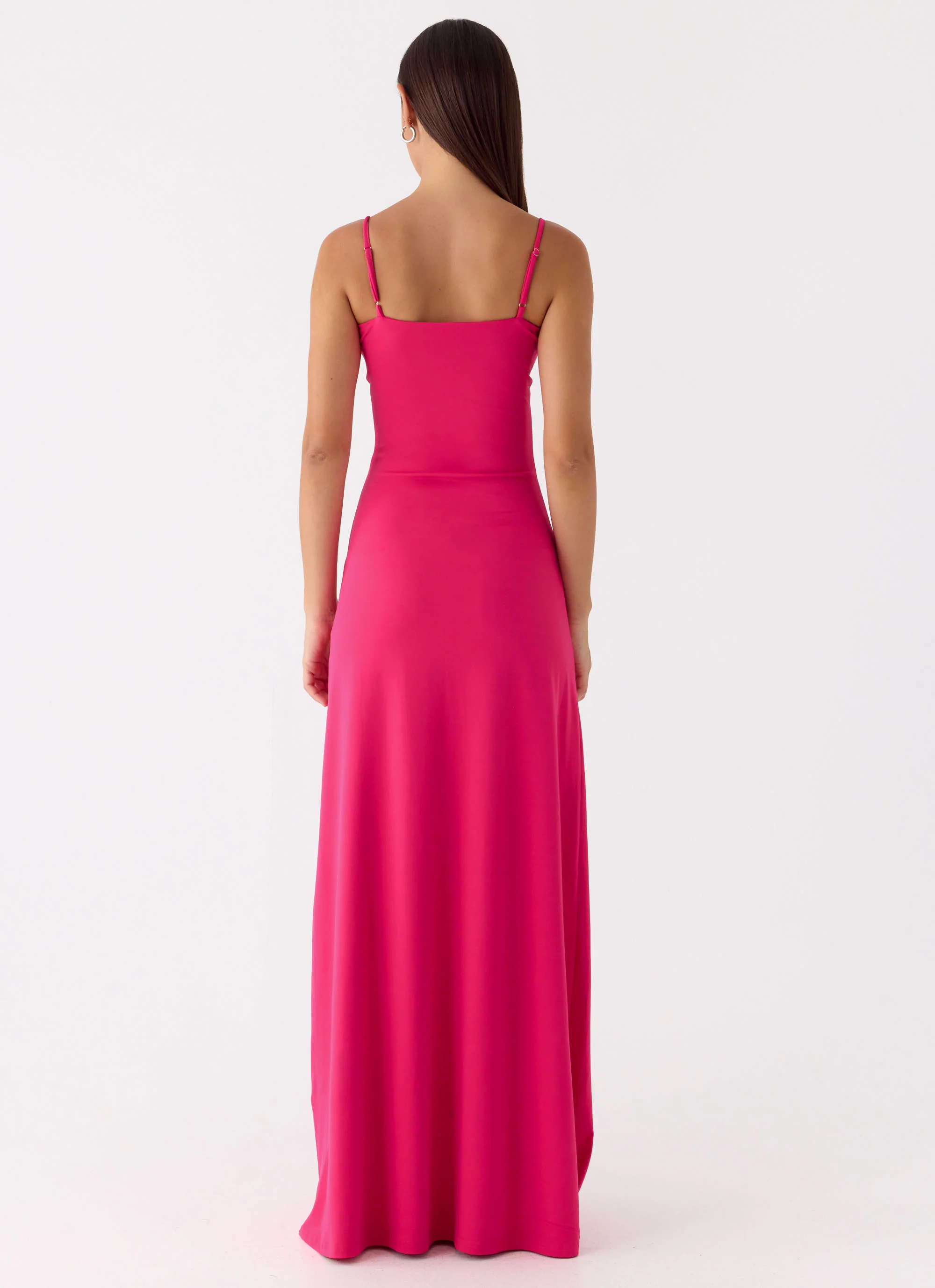 Carmine Embellished Maxi Dress - Fuchsia - Image 3