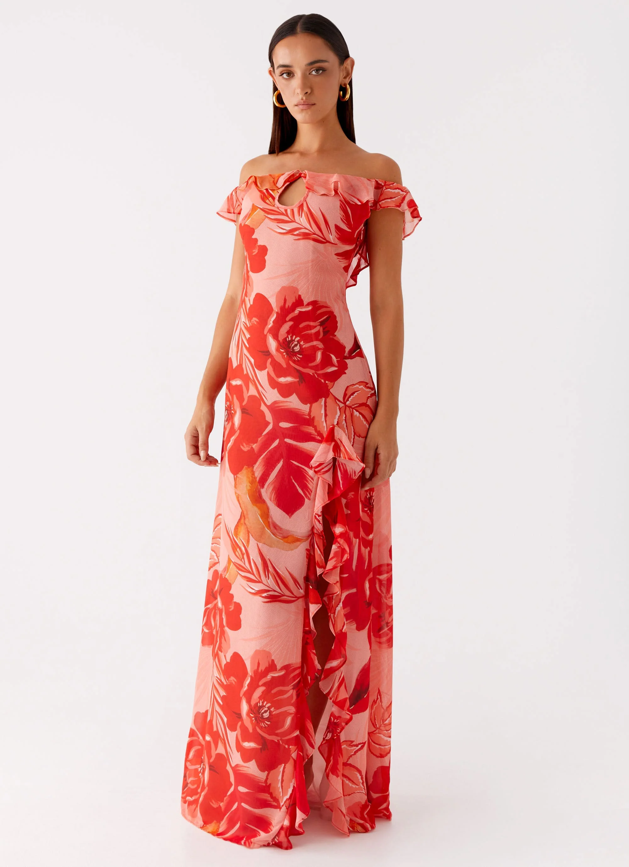 Cassiday Maxi Dress - Sicily Sunsets Print - Image 5