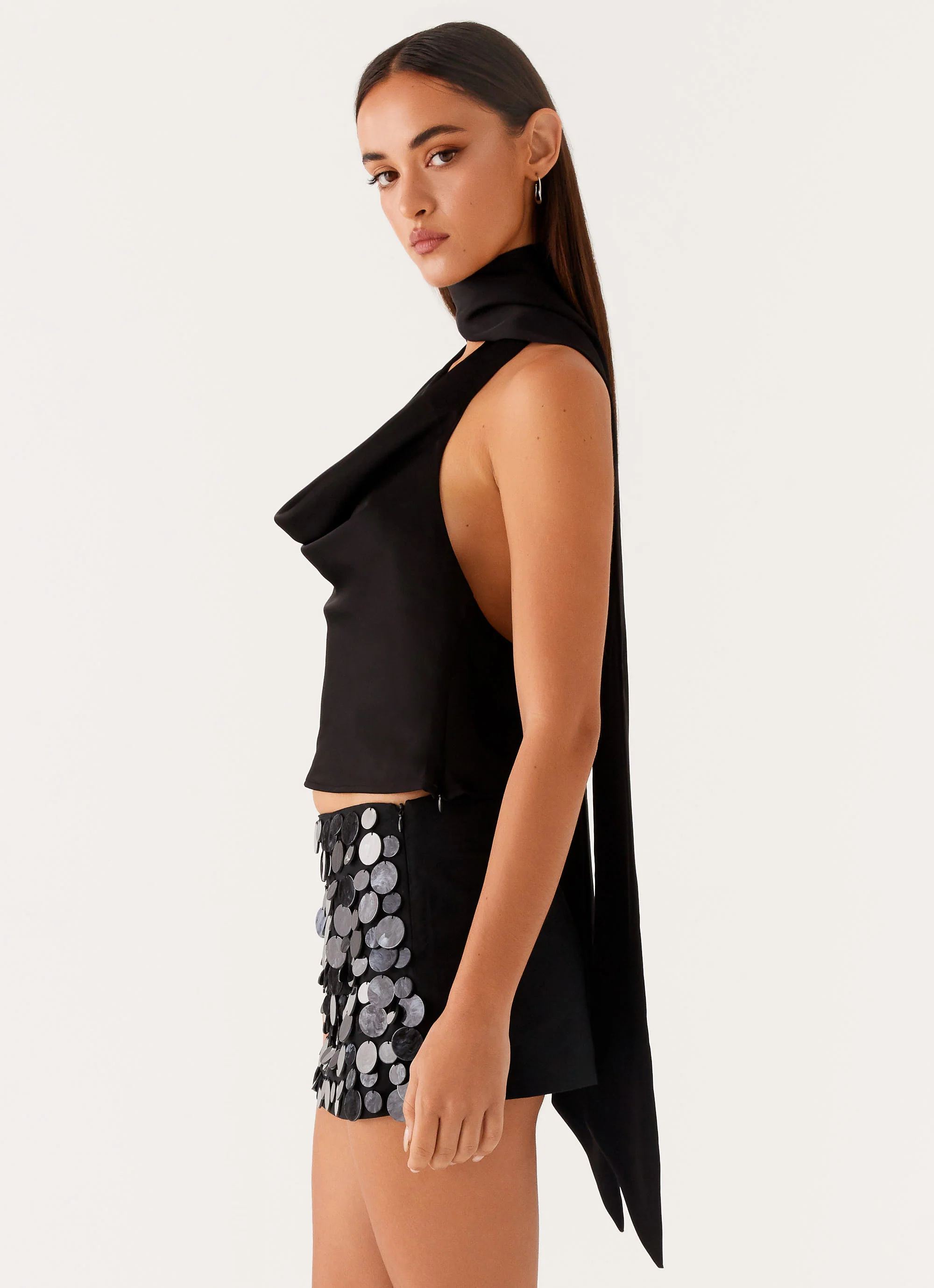 Catching Feelings Top - Black - Image 2