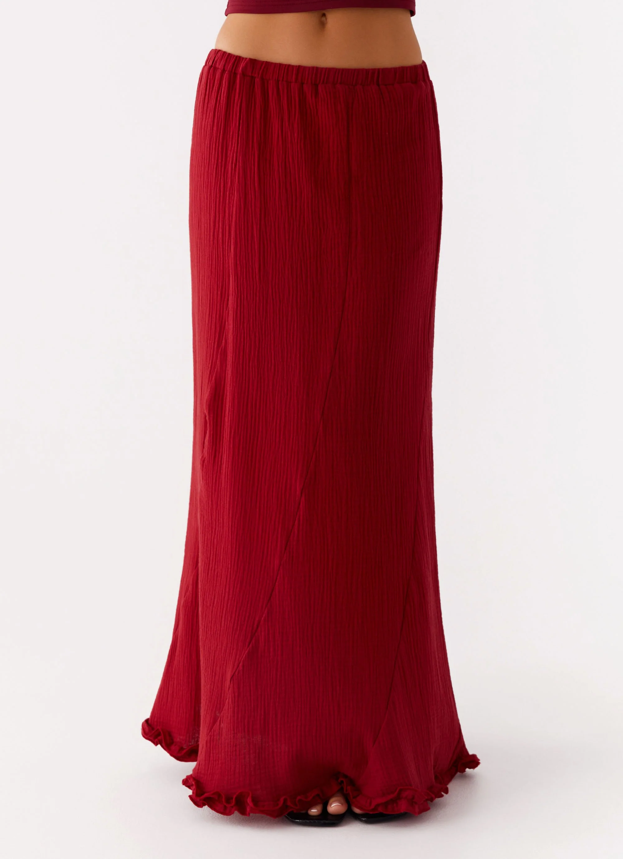 Chamberlain Maxi Skirt - Rhubarb - Image 5