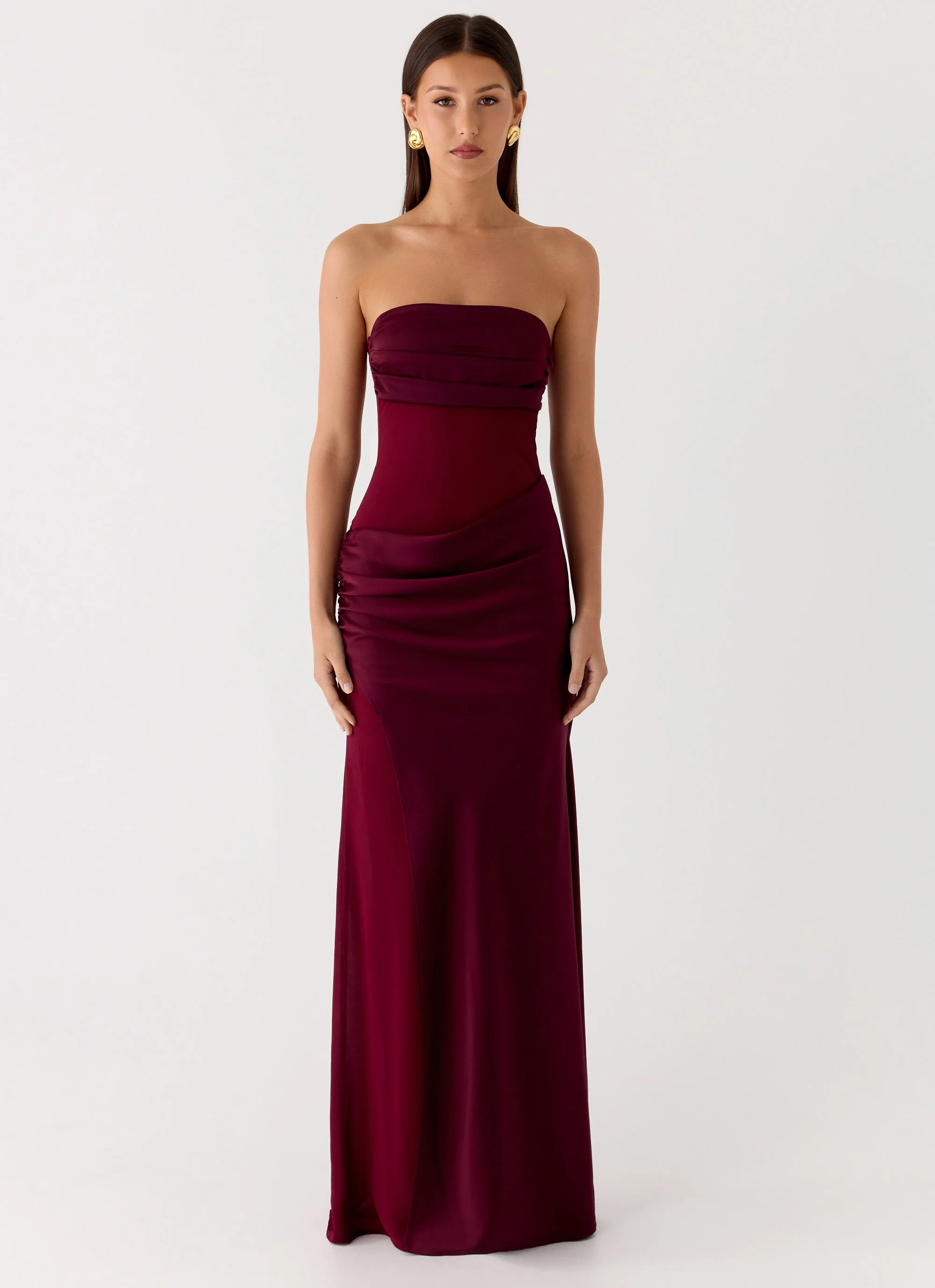 Champagne Skies Maxi Dress - Plum - Image 2