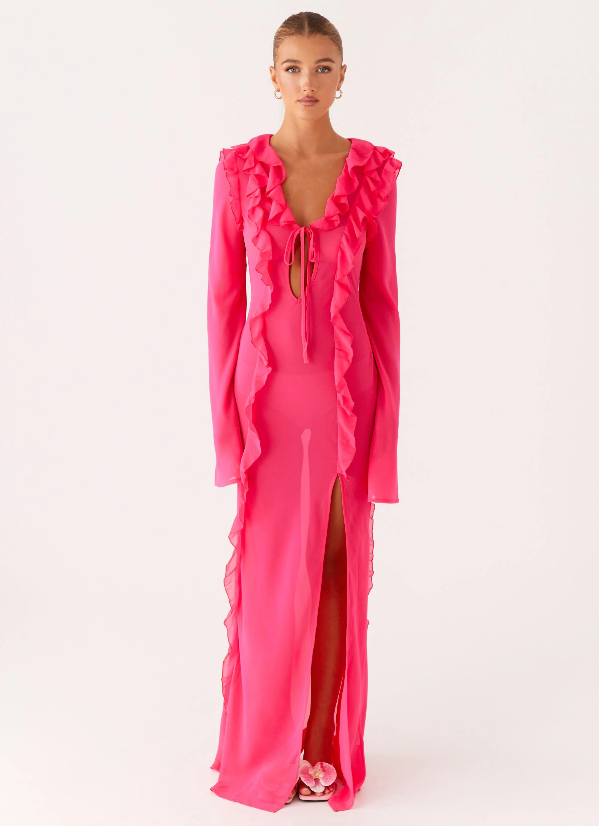 Charlize Maxi Dress - Pink - Image 3