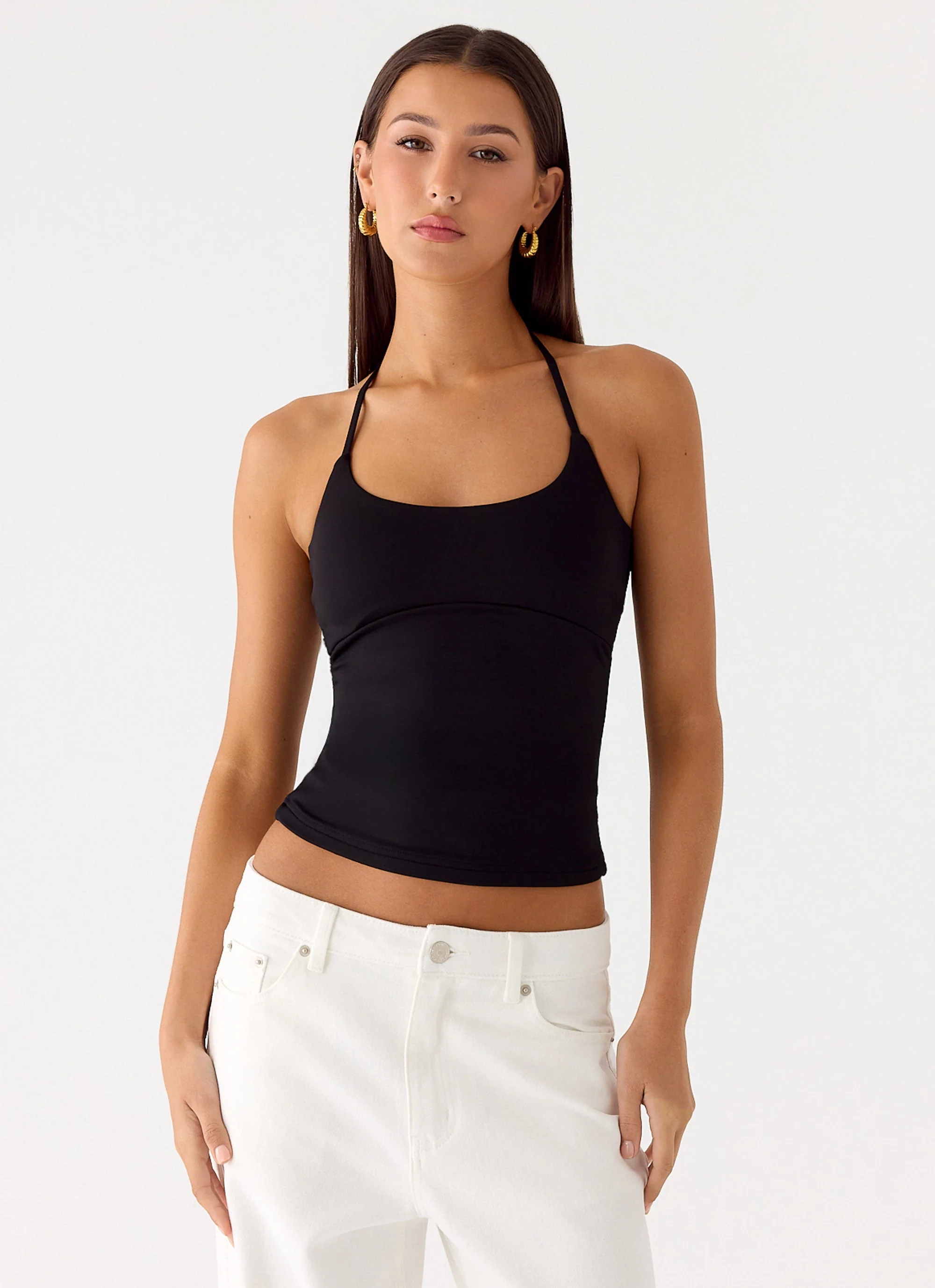 Chauncey Halter Top - Black - Image 5