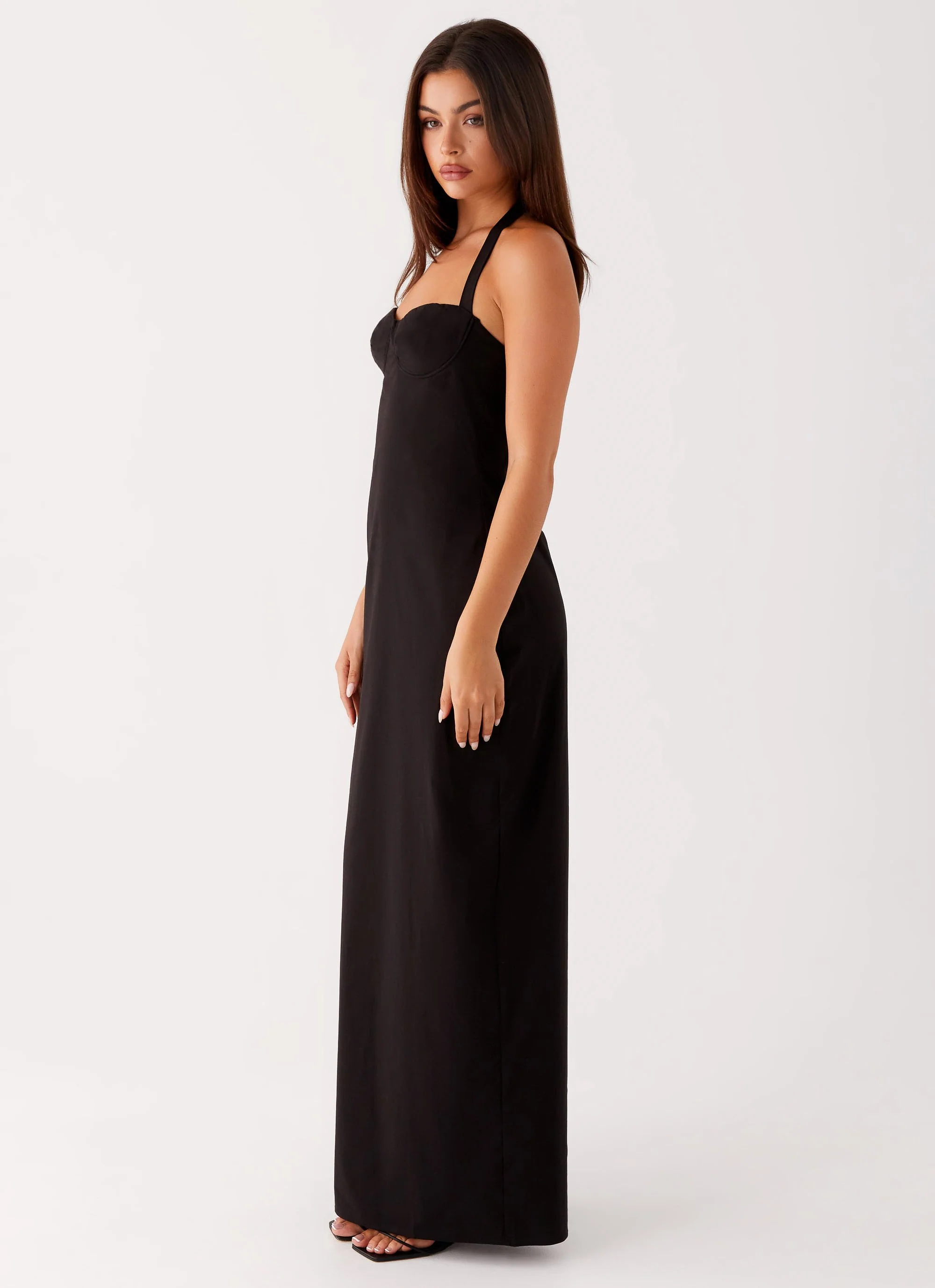 Cheryl Maxi Dress - Black - Image 3