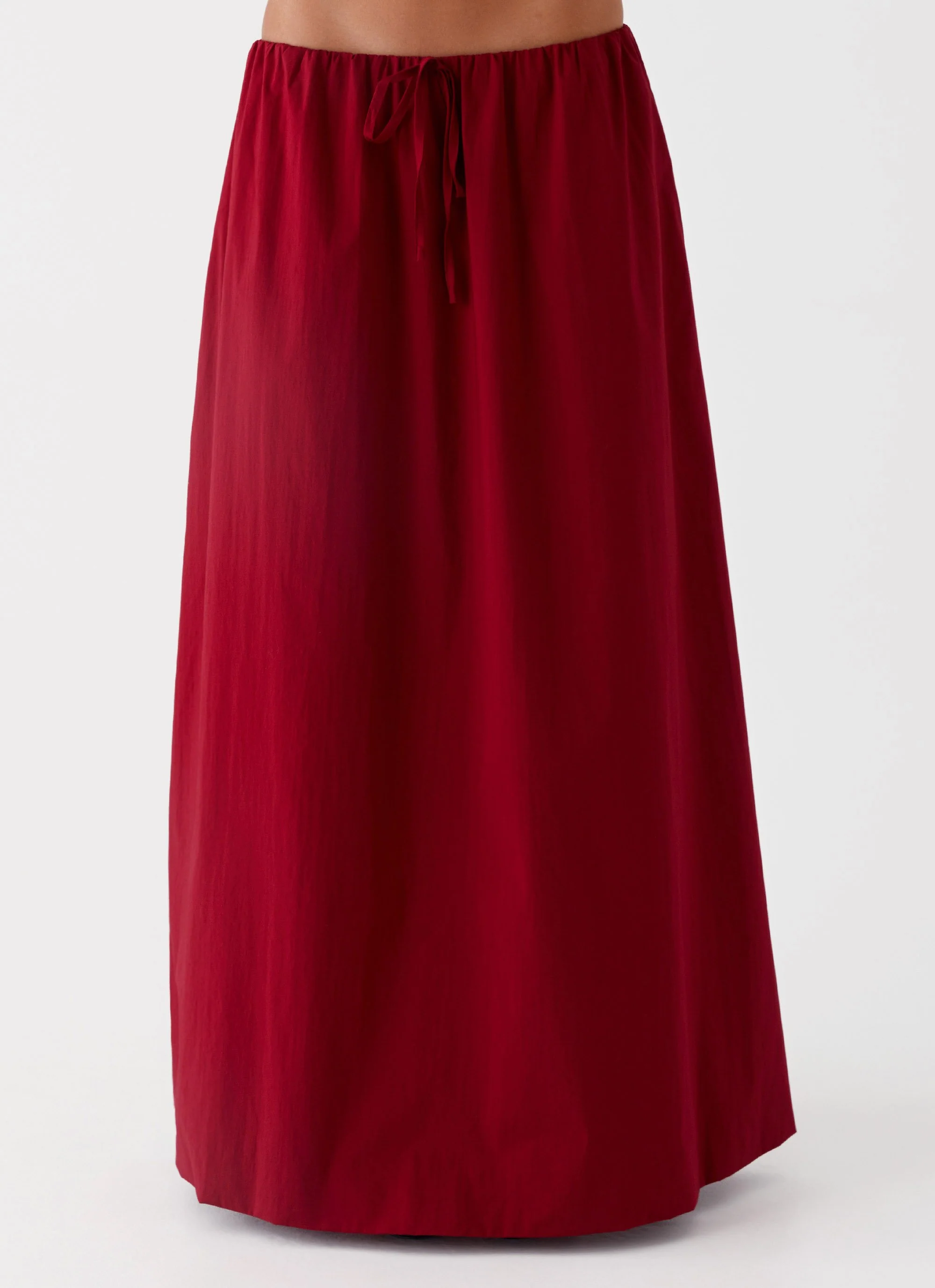 Cheryl Maxi Skirt - Cherry Red - Image 6