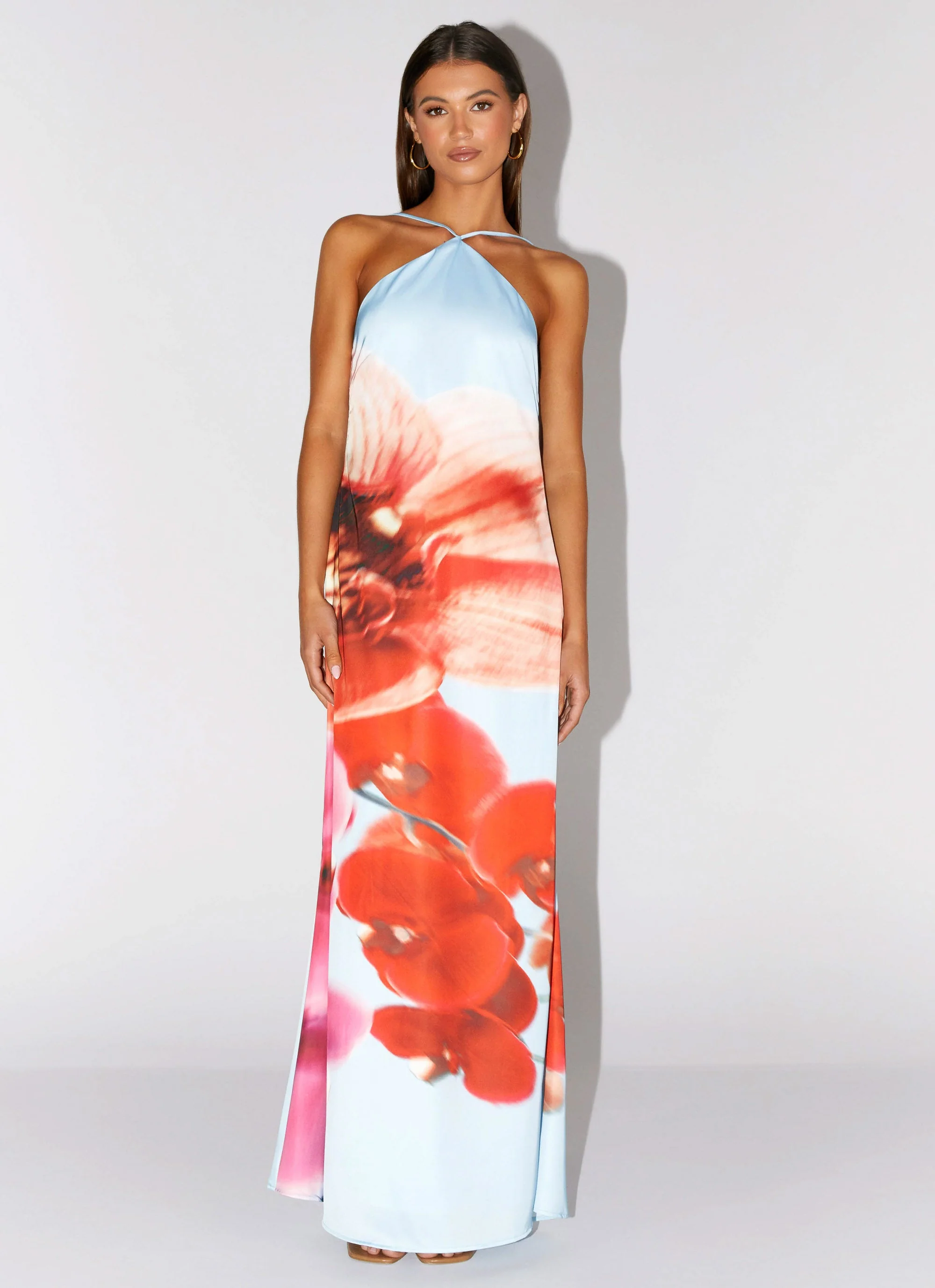Chloe Maxi Dress - Turquoise Bloom - Image 5