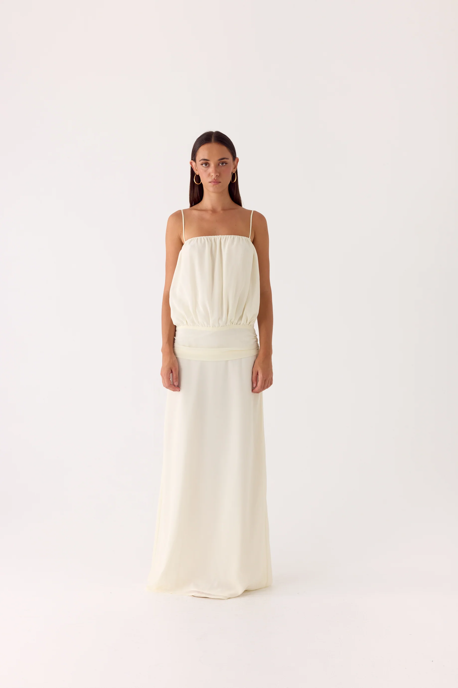 Citrus Kiss Maxi Dress - Baby Yellow - Image 7