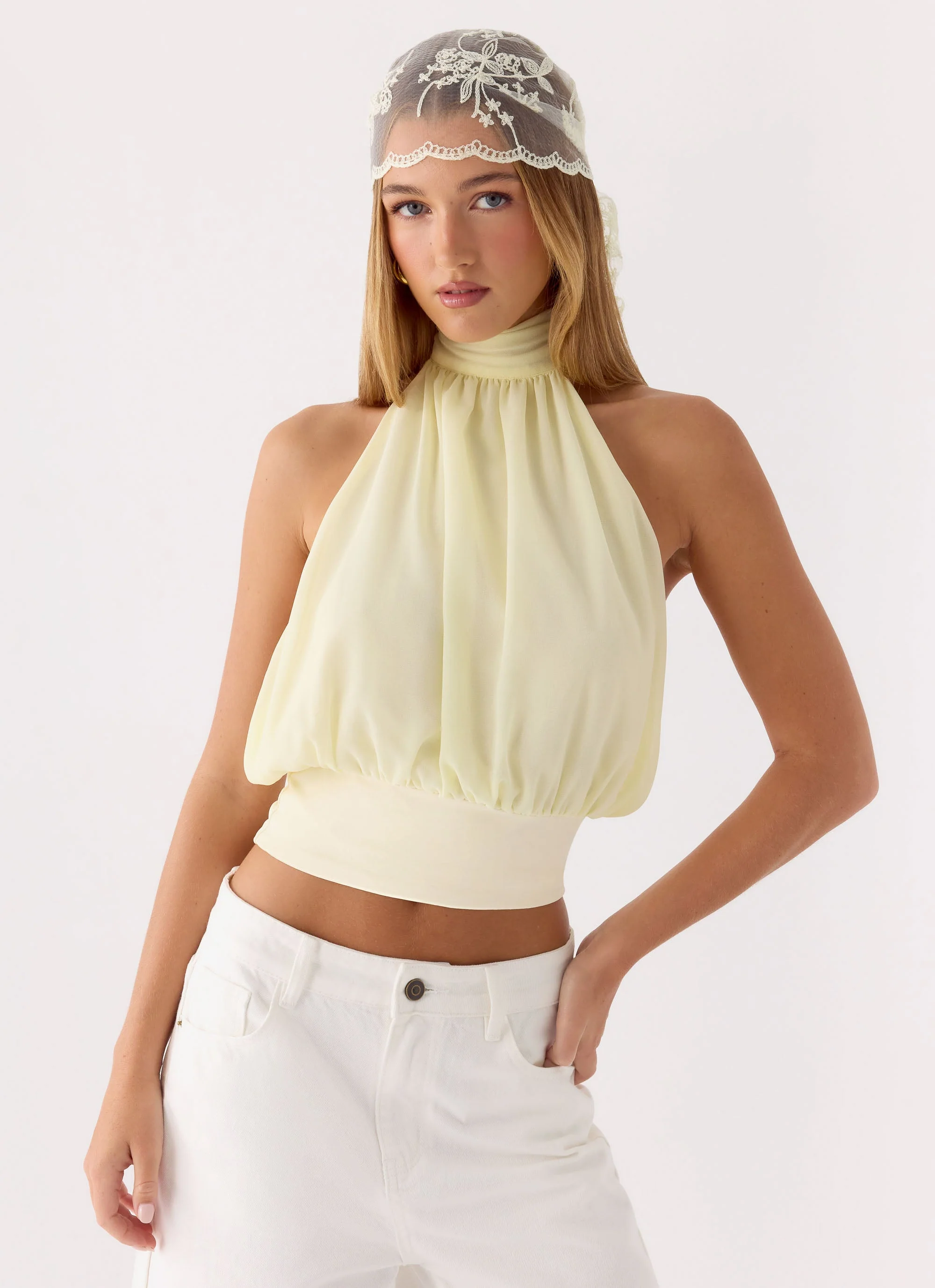Citrus Squeeze Scarf - Yellow - Image 4
