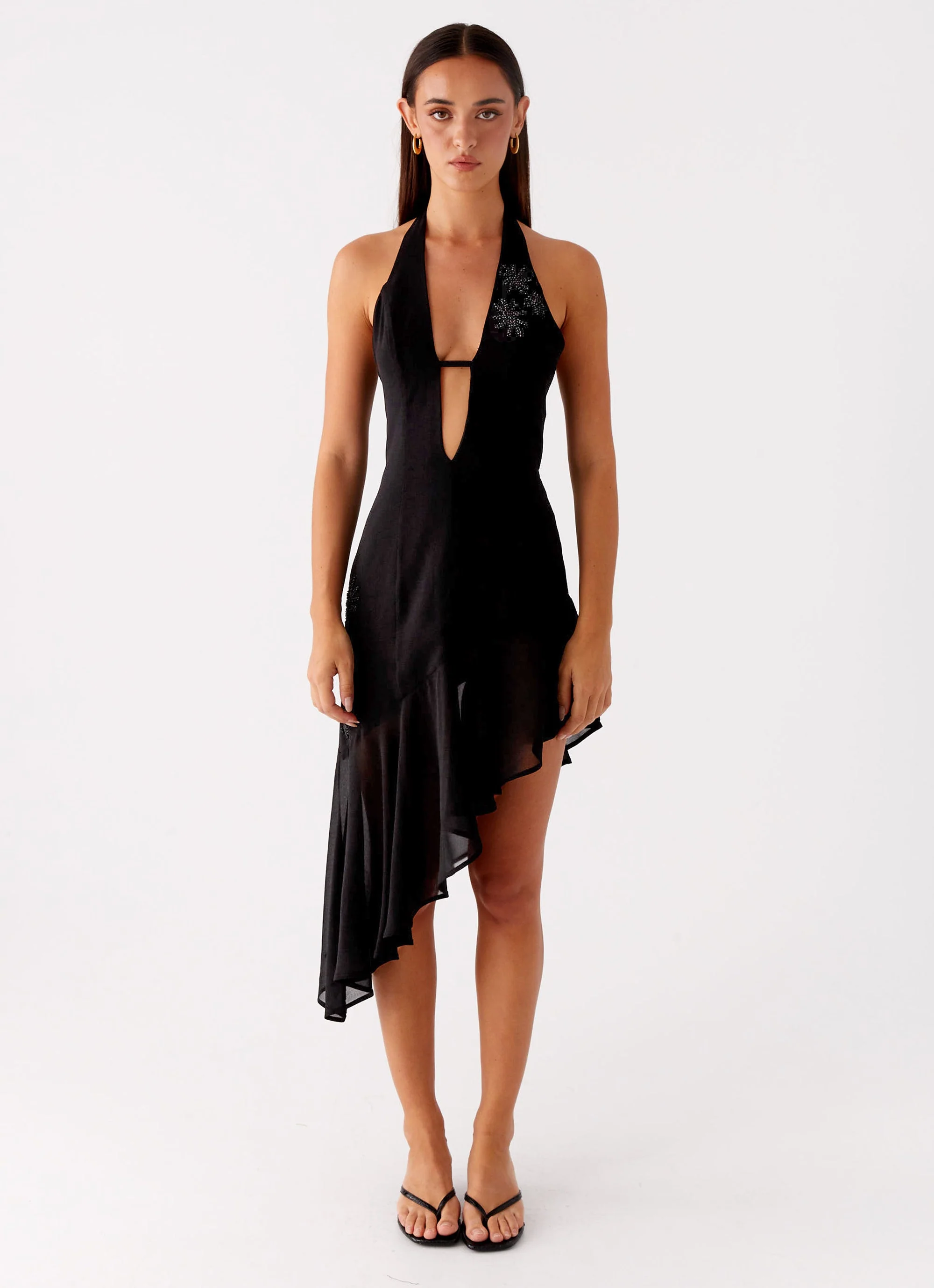 Clean Slate Midi Dress - Black