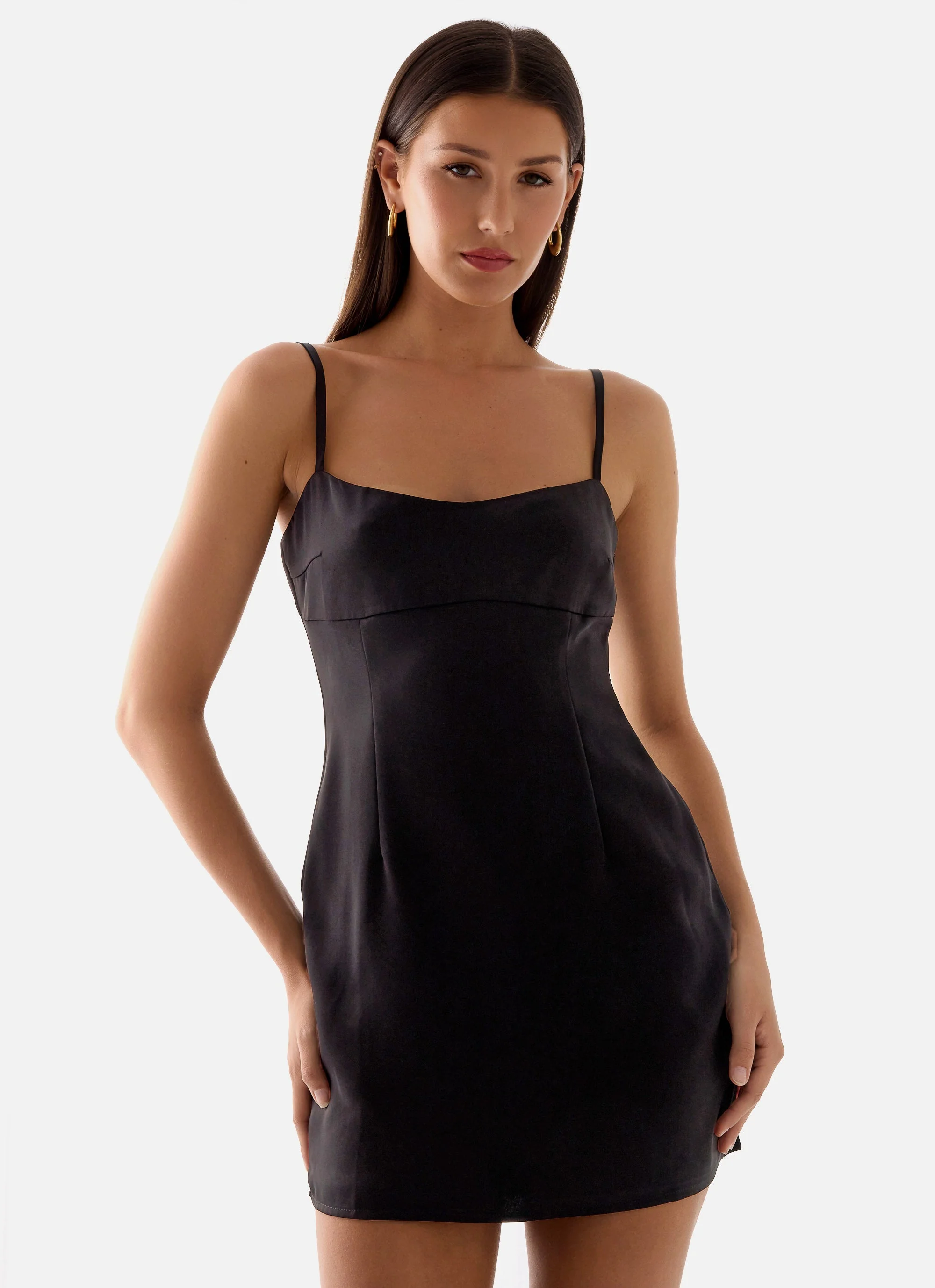 Clementine Mini Dress - Black - Image 6