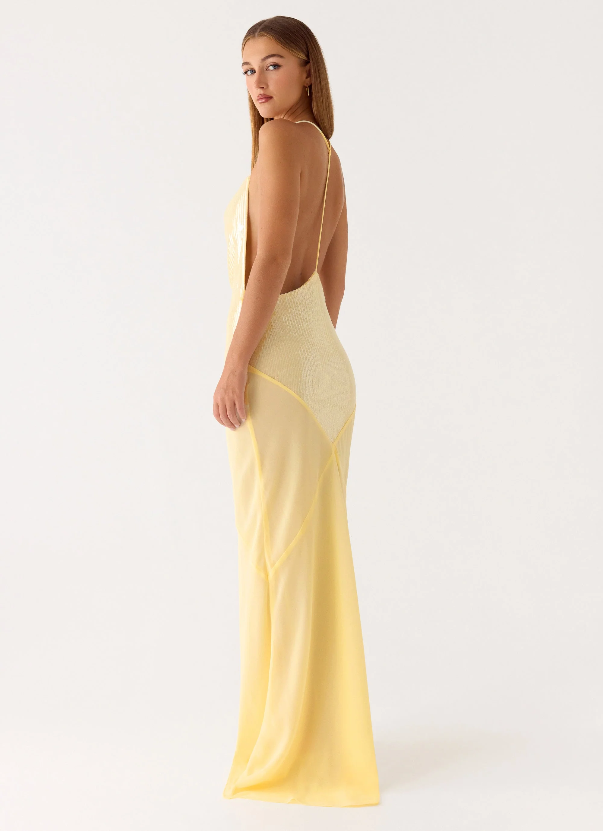 Cleodora Maxi Dress - Yellow - Image 9