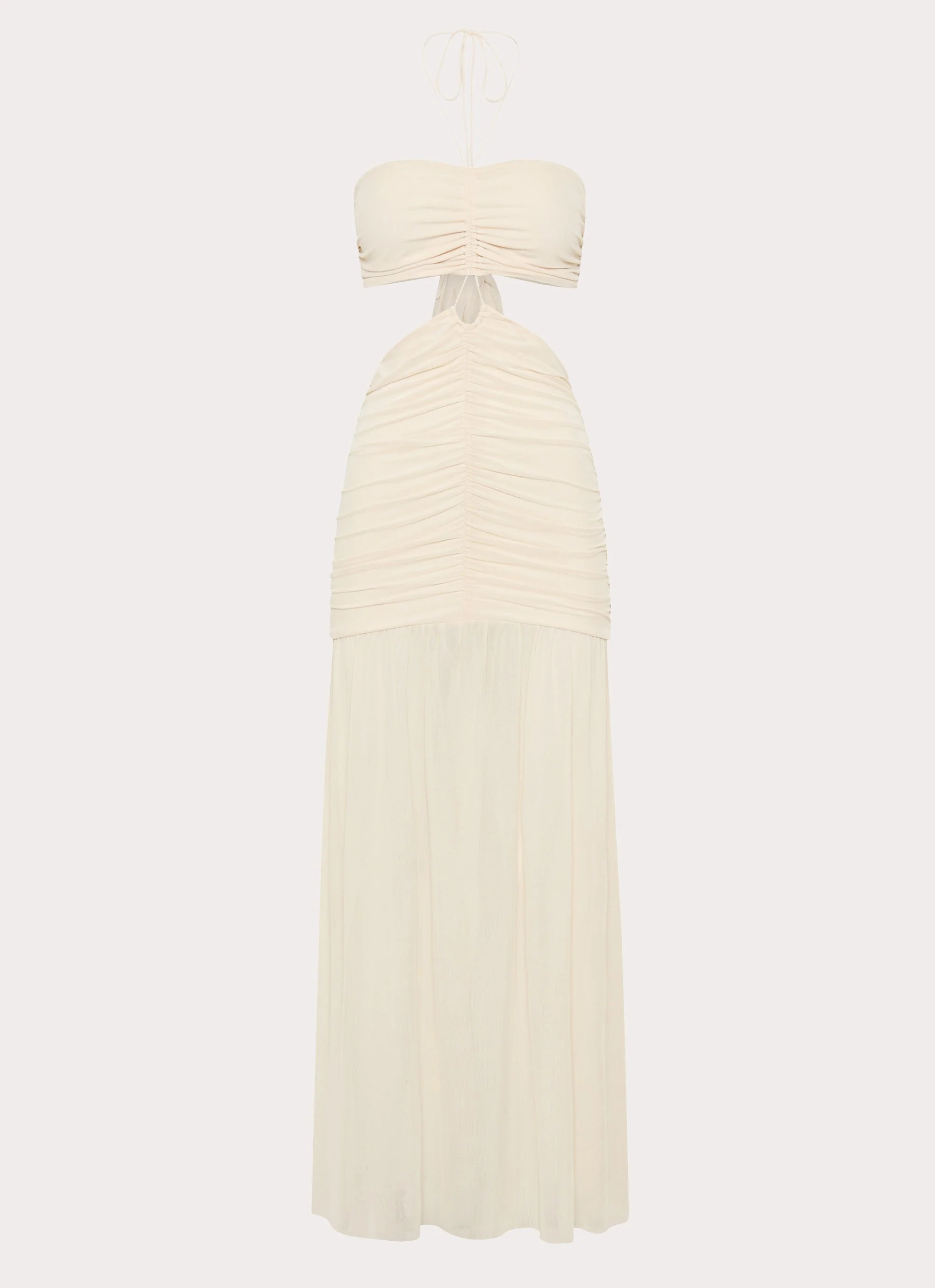 Clover Cut Out Maxi Dress - Lemon - Image 6