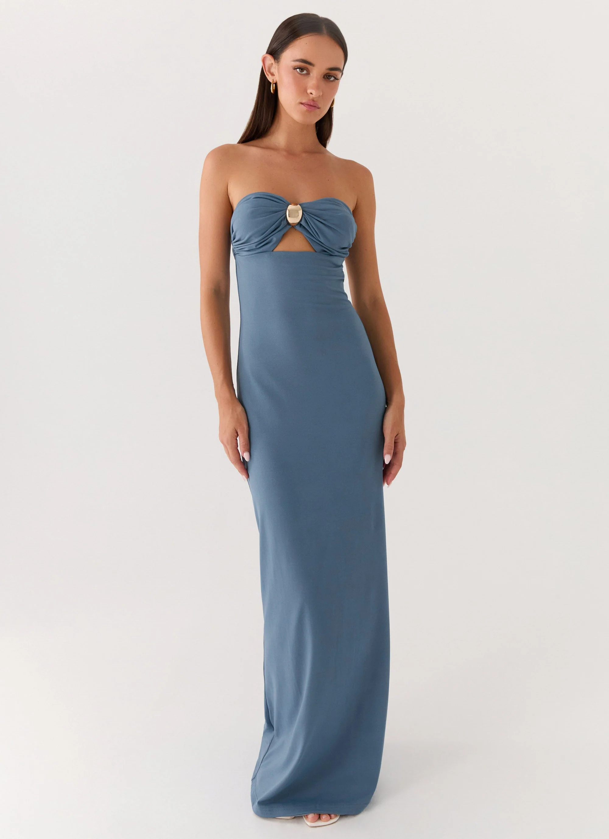 Coast Is Clear Maxi Dress - Coastal Blue - Image 4