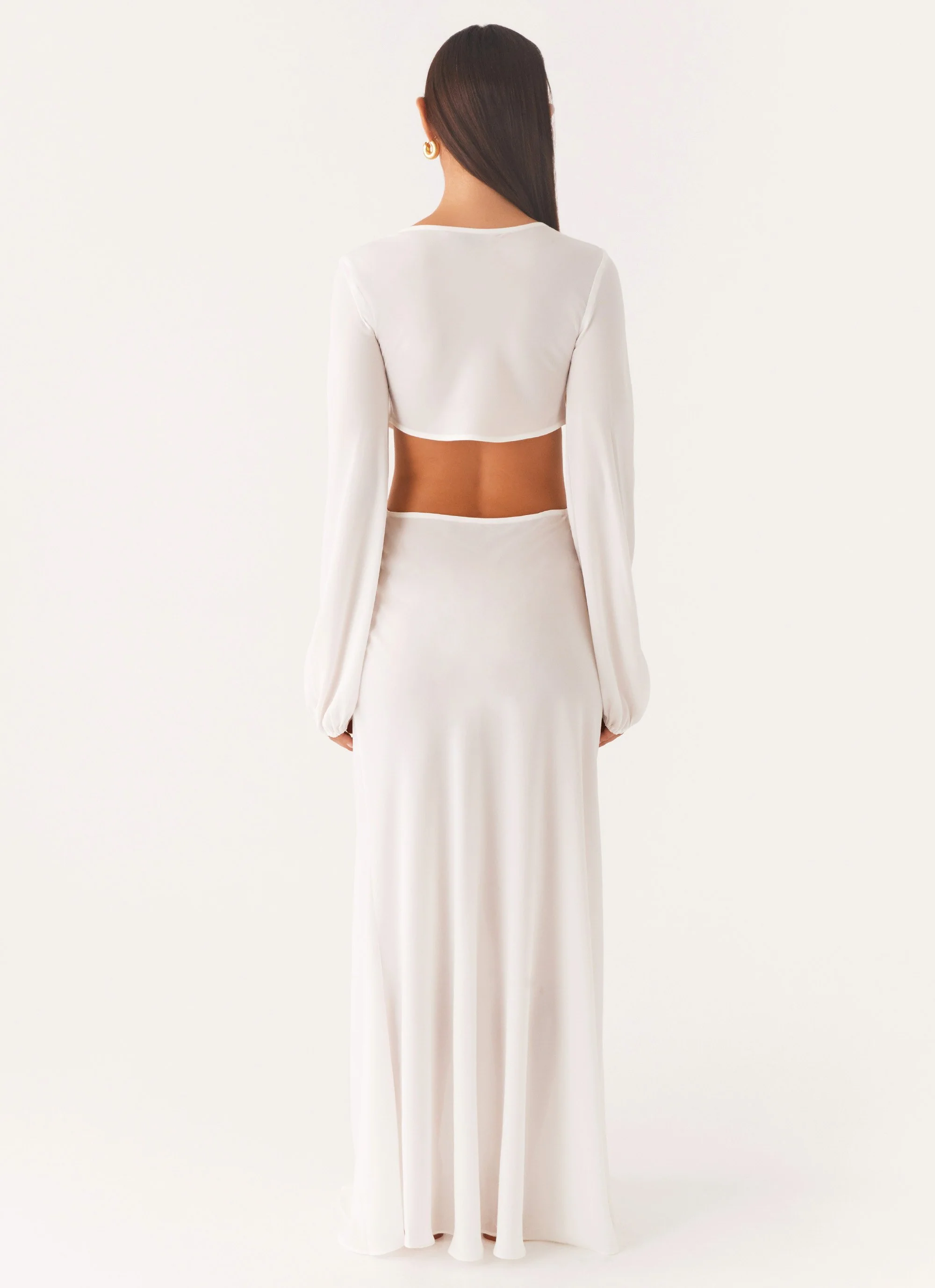 Coastal Maxi Dress - White - Image 3