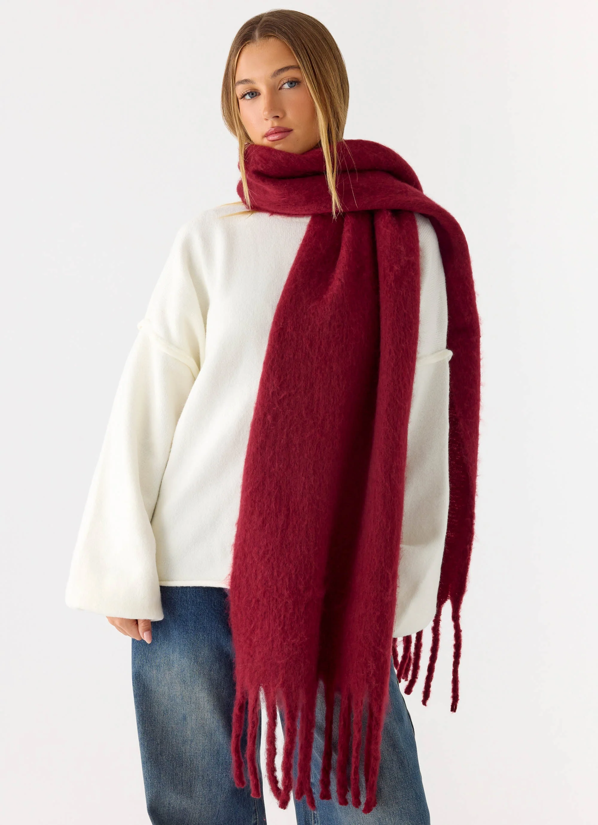 Cocoa Crush Scarf - Red - Image 3