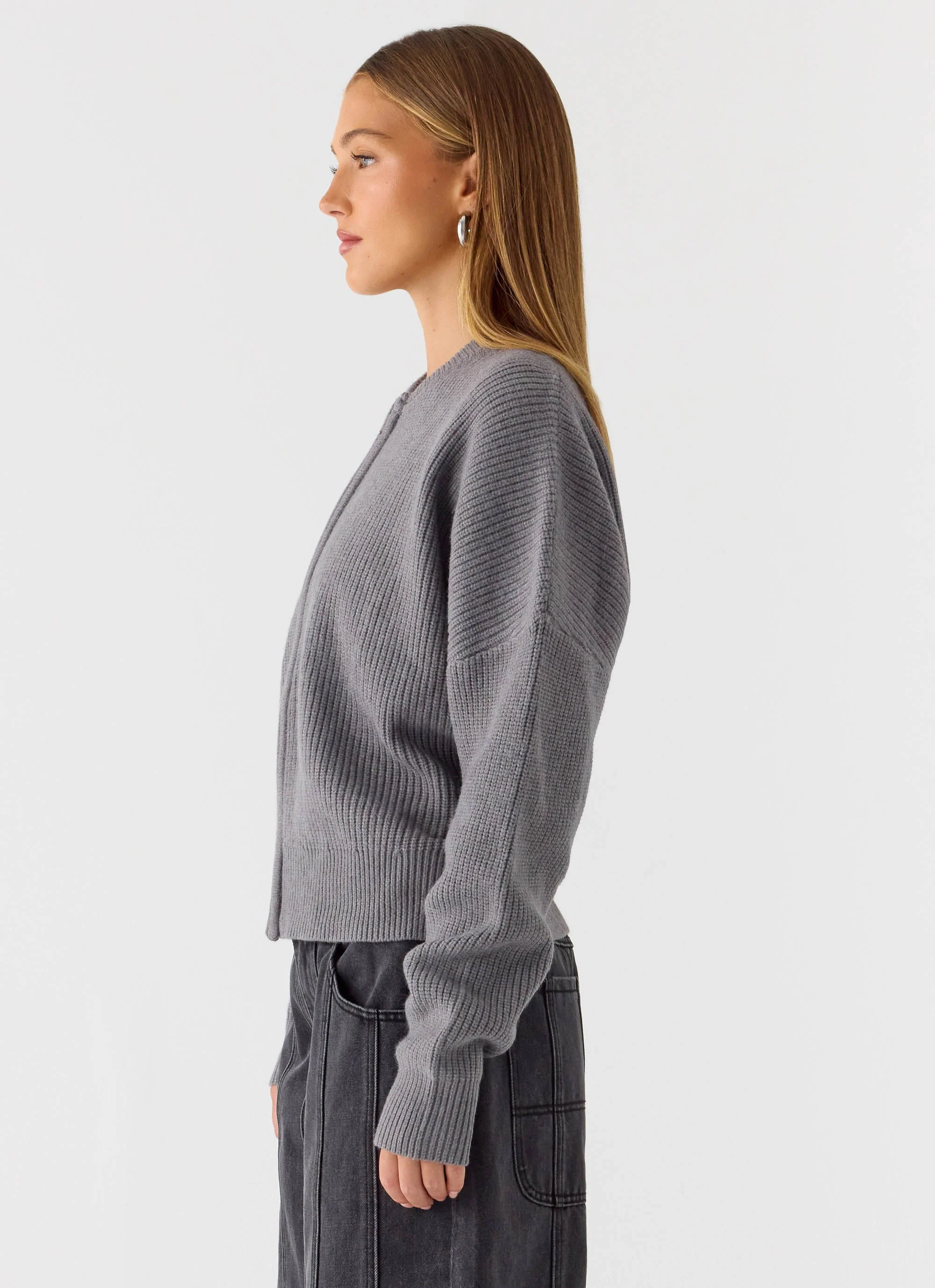 Codi Zip Jumper - Charcoal - Image 2