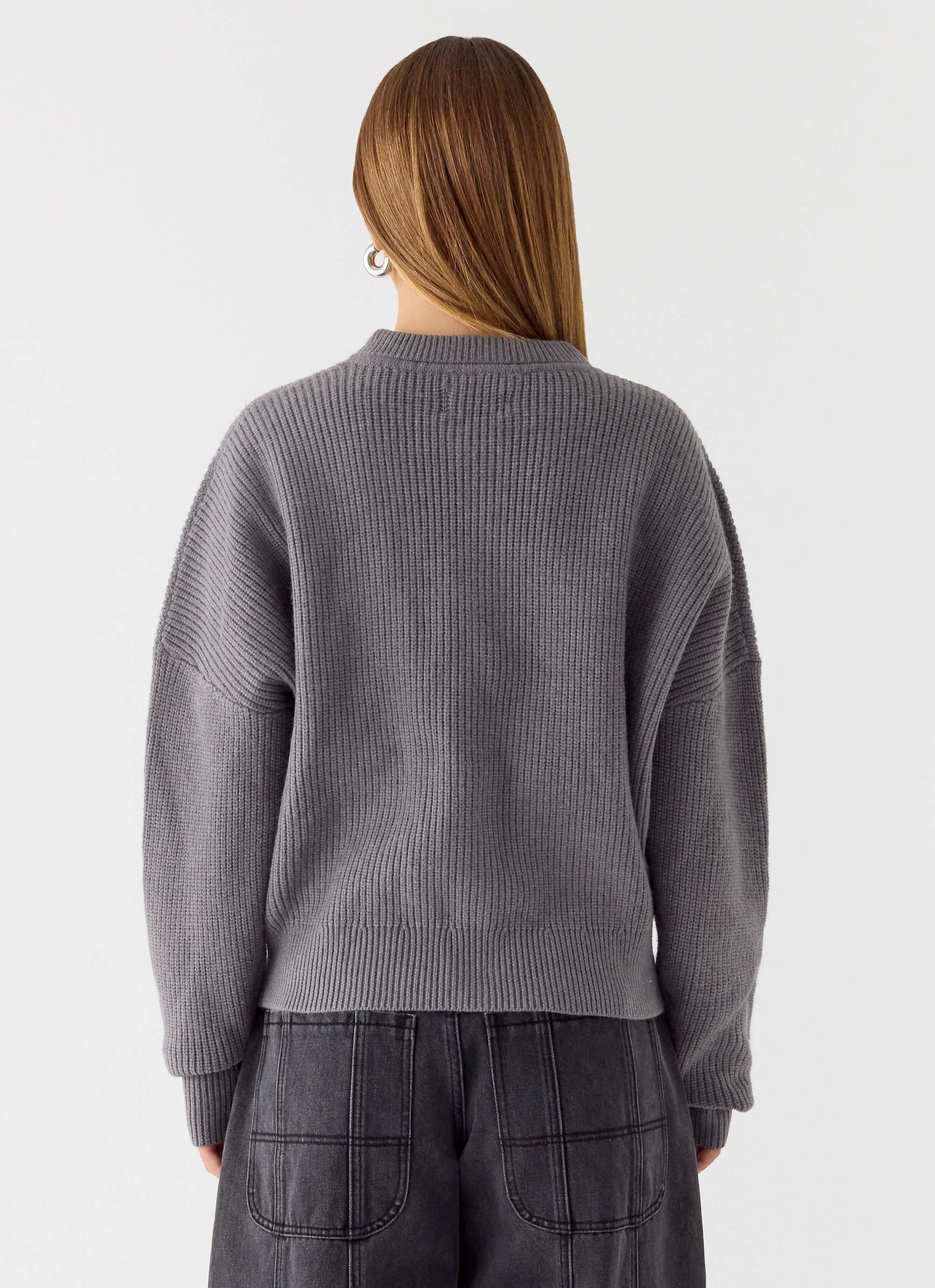 Codi Zip Jumper - Charcoal - Image 3