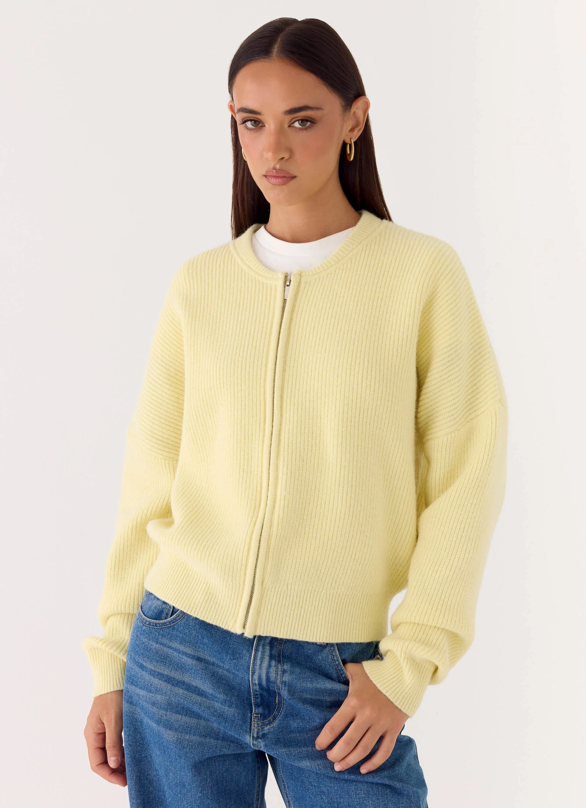 Codi Zip Jumper - Yellow - Image 5
