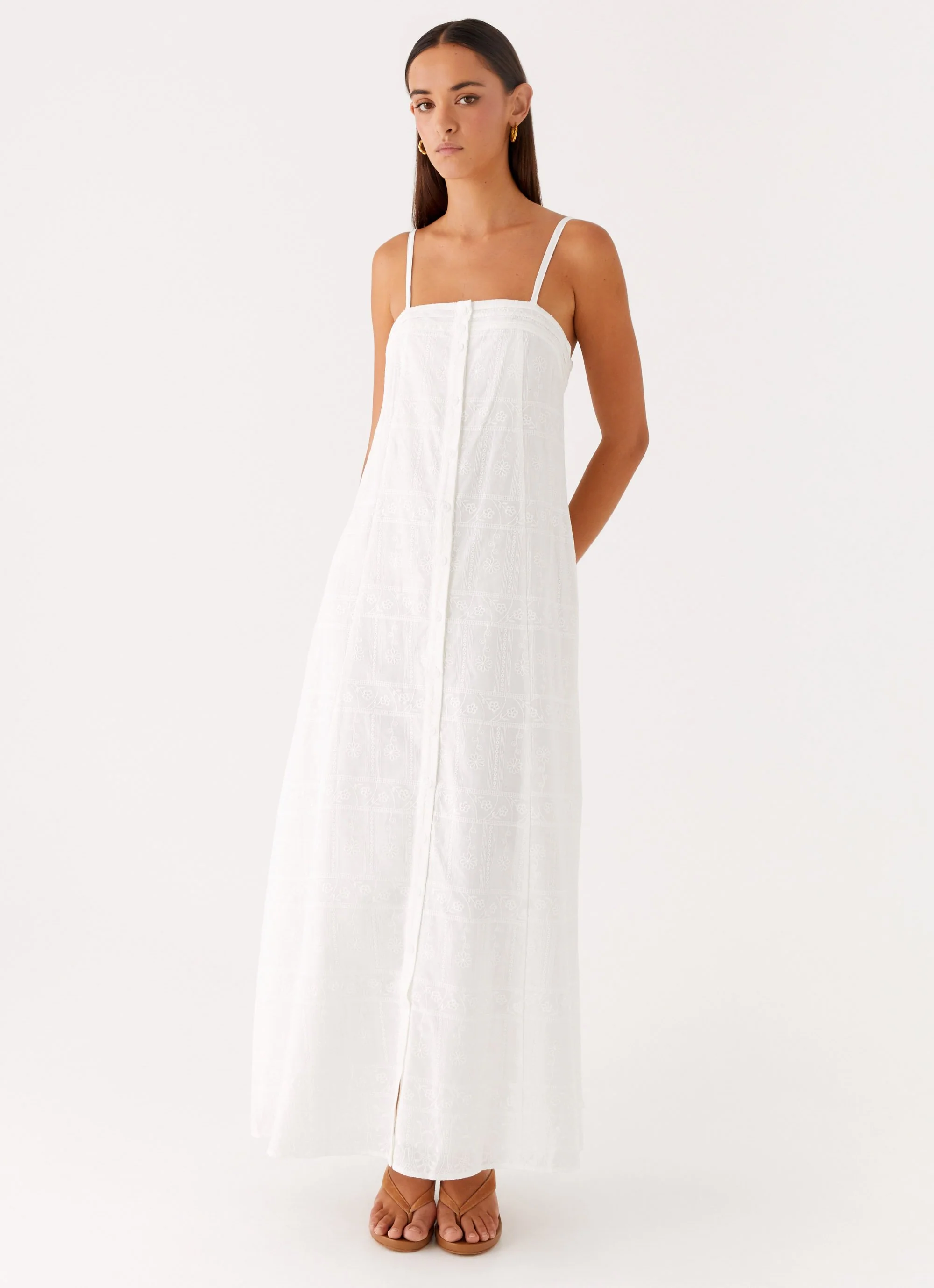 Cole Maxi Dress - White - Image 5