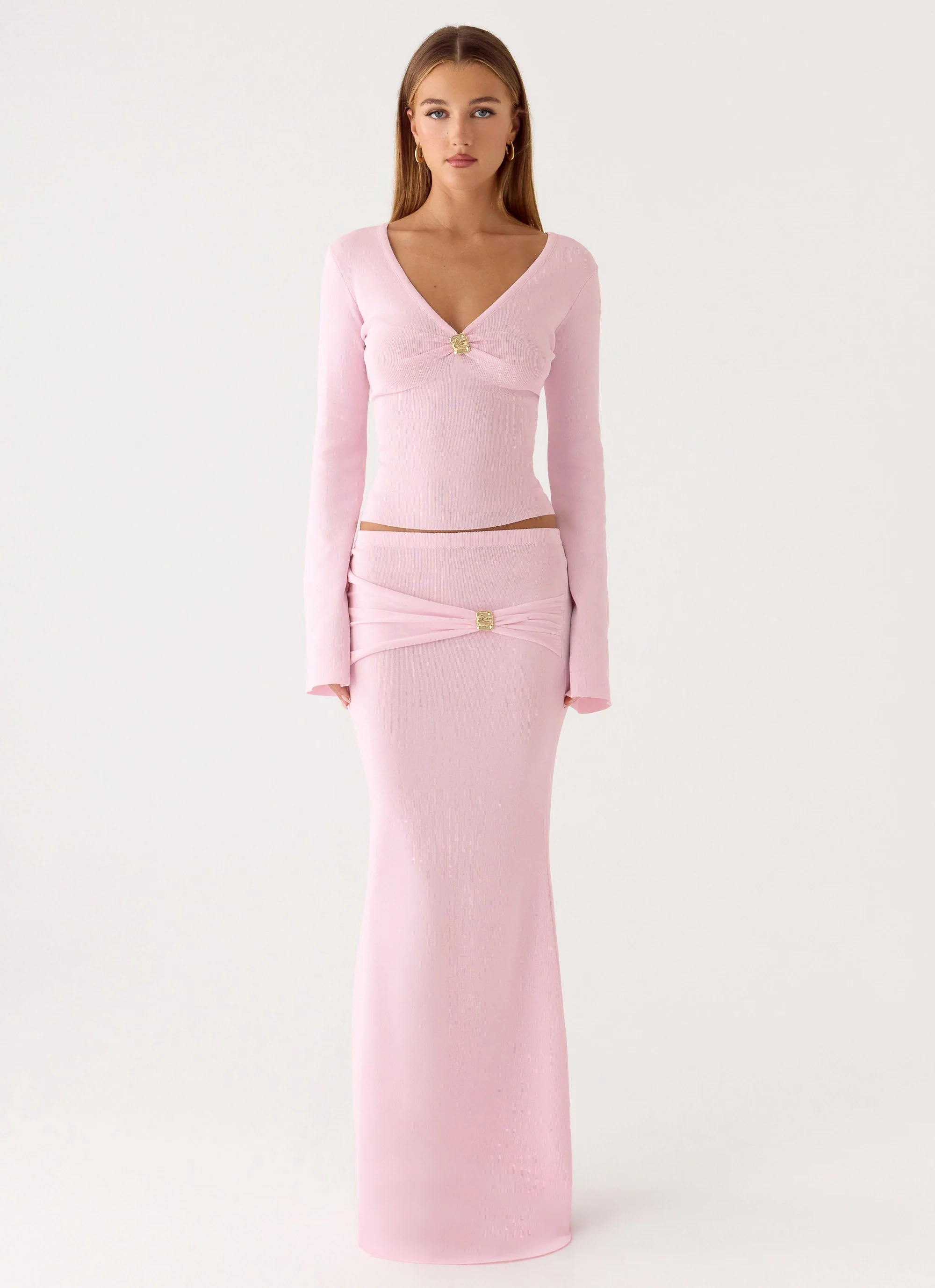 Colipso Long Sleeve Top - Pink - Image 6