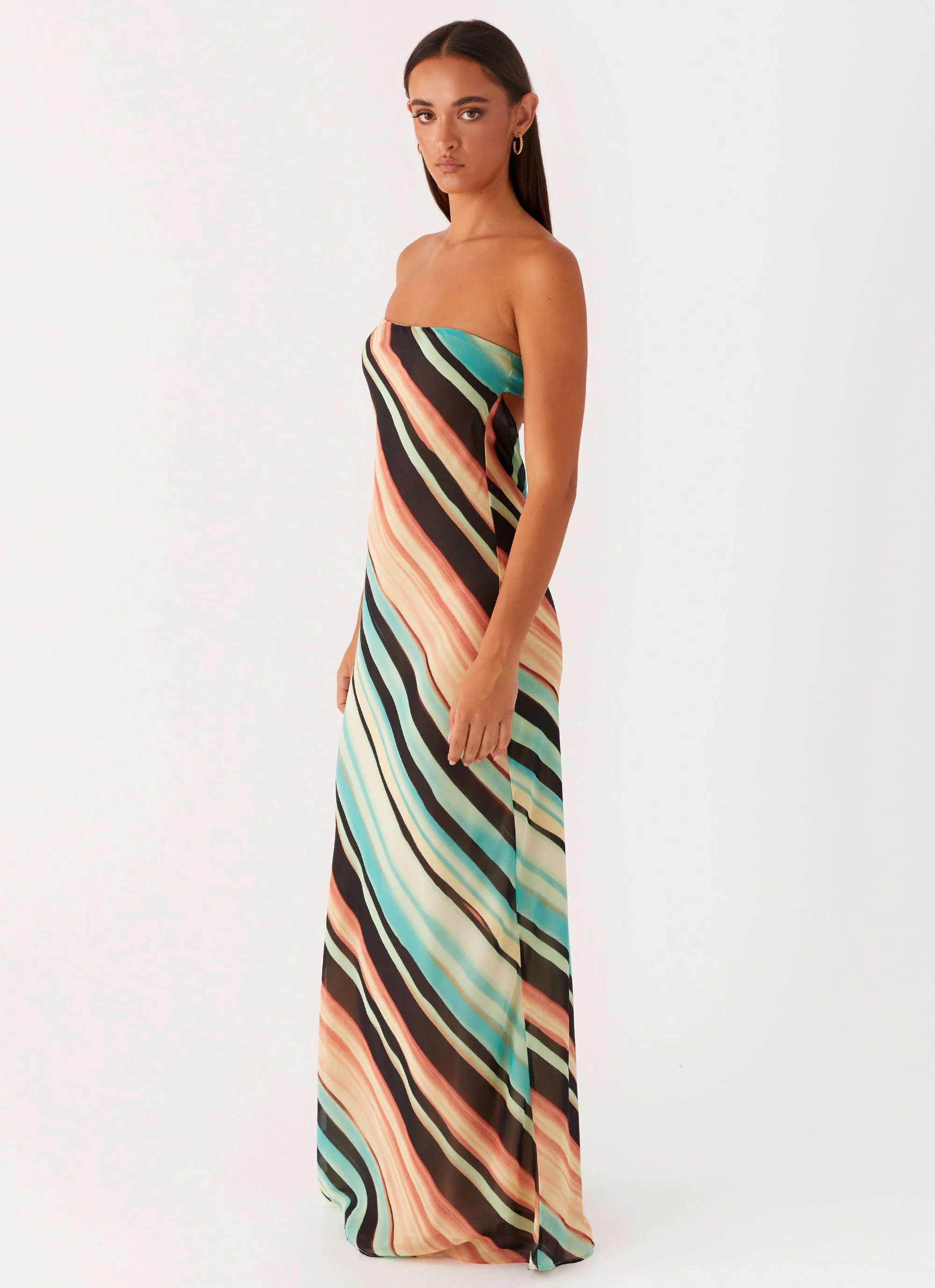 Como Maxi Dress - Stripe - Image 2